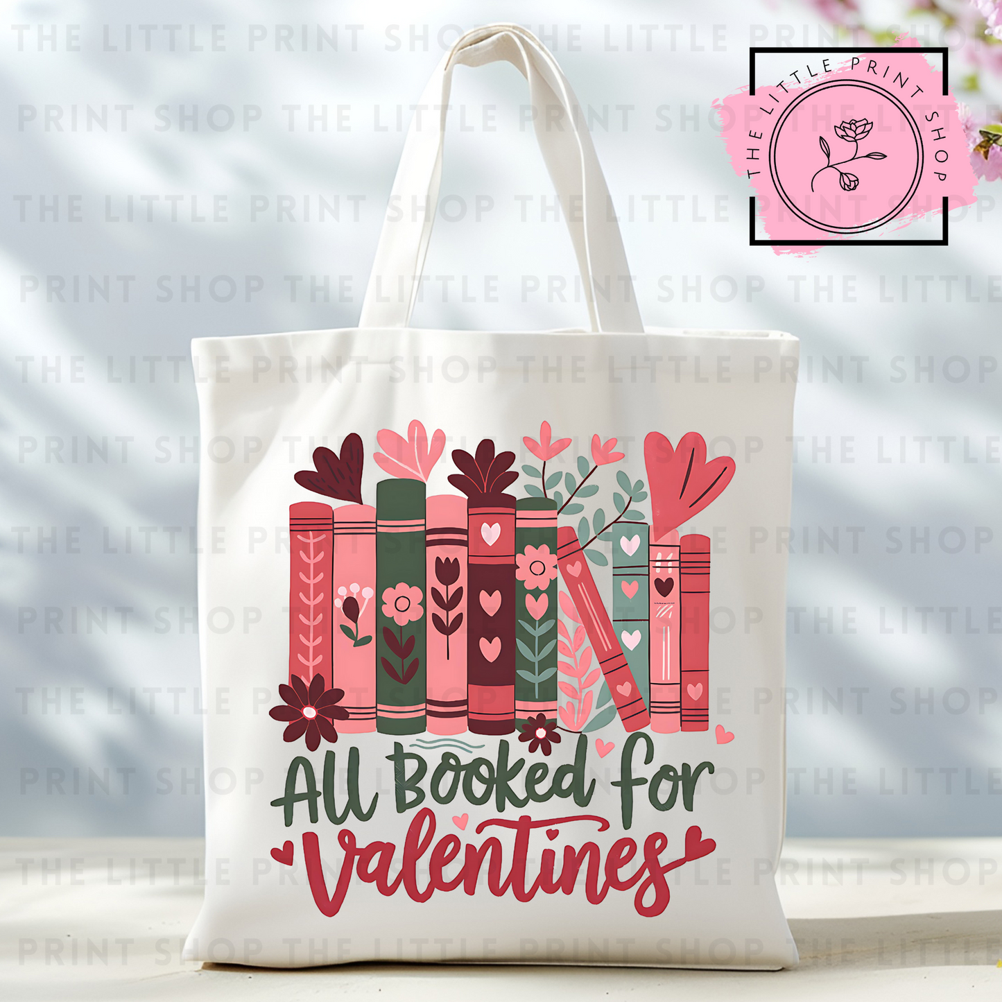 Booked For Valentines - Tote Bag DTF Transfer
