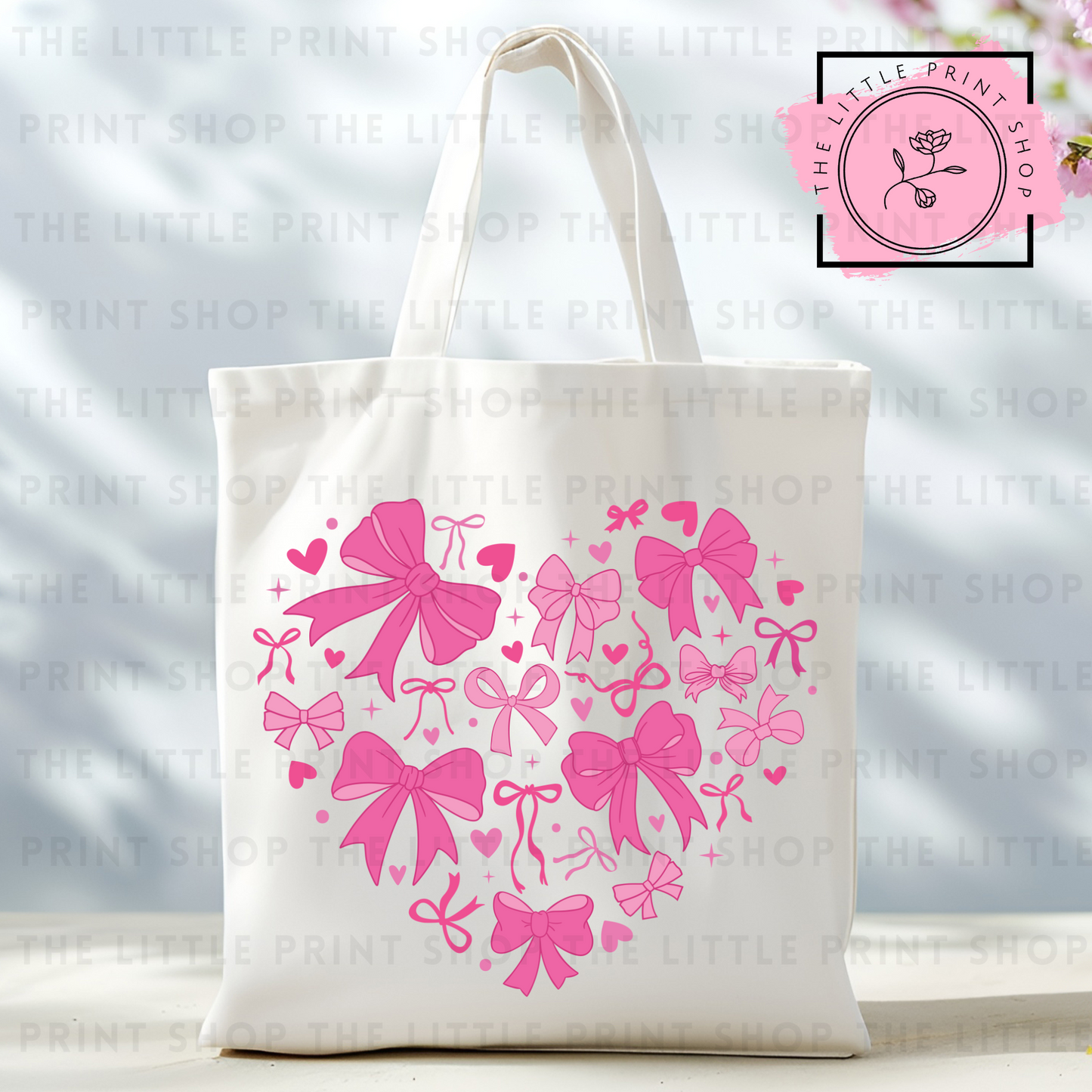 Bows - Tote Bag DTF Transfer