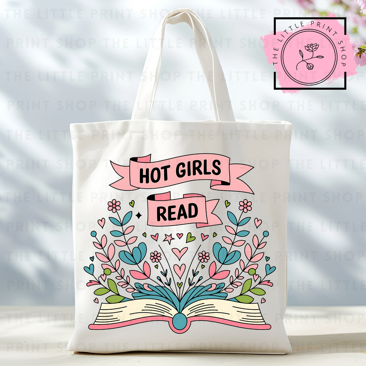 Hot Girls Read - Tote Bag DTF Transfer