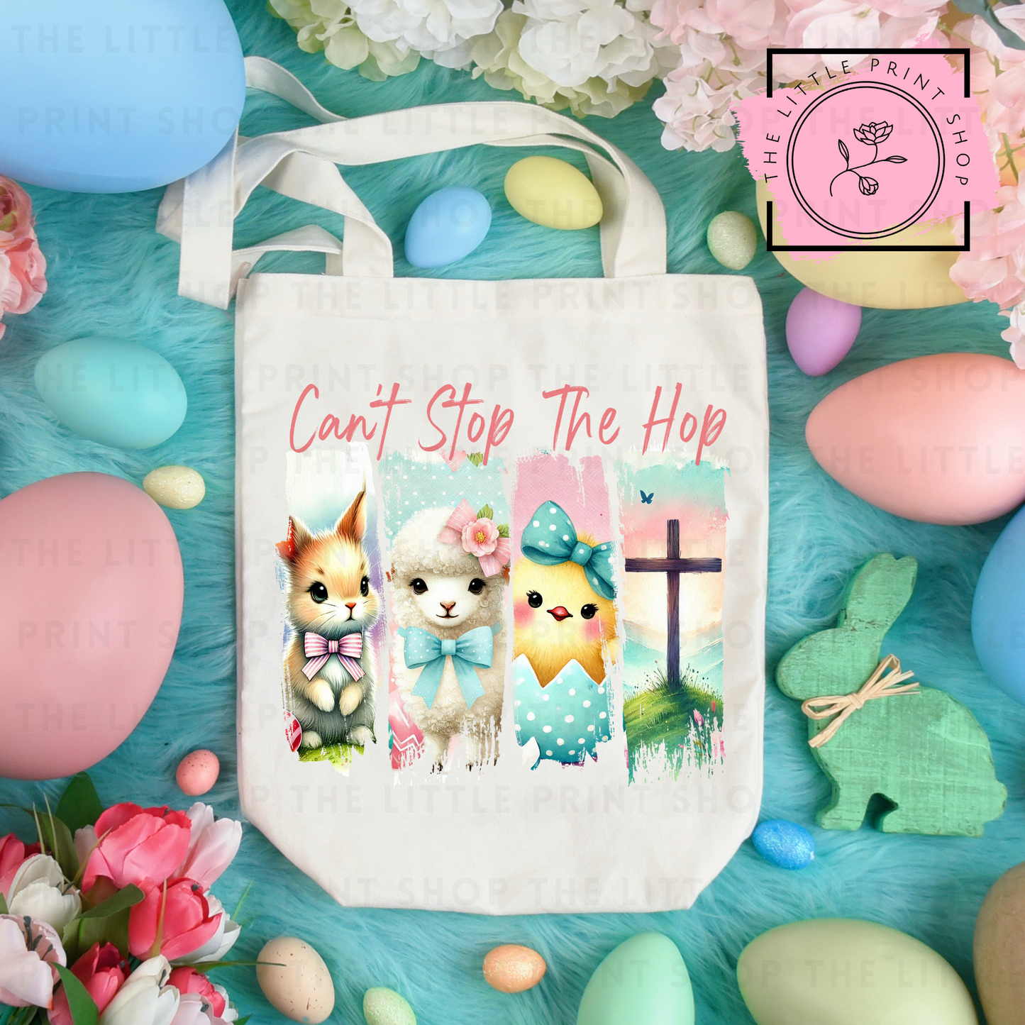 Can't Stop The Hop - Tote Bag DTF Transfer