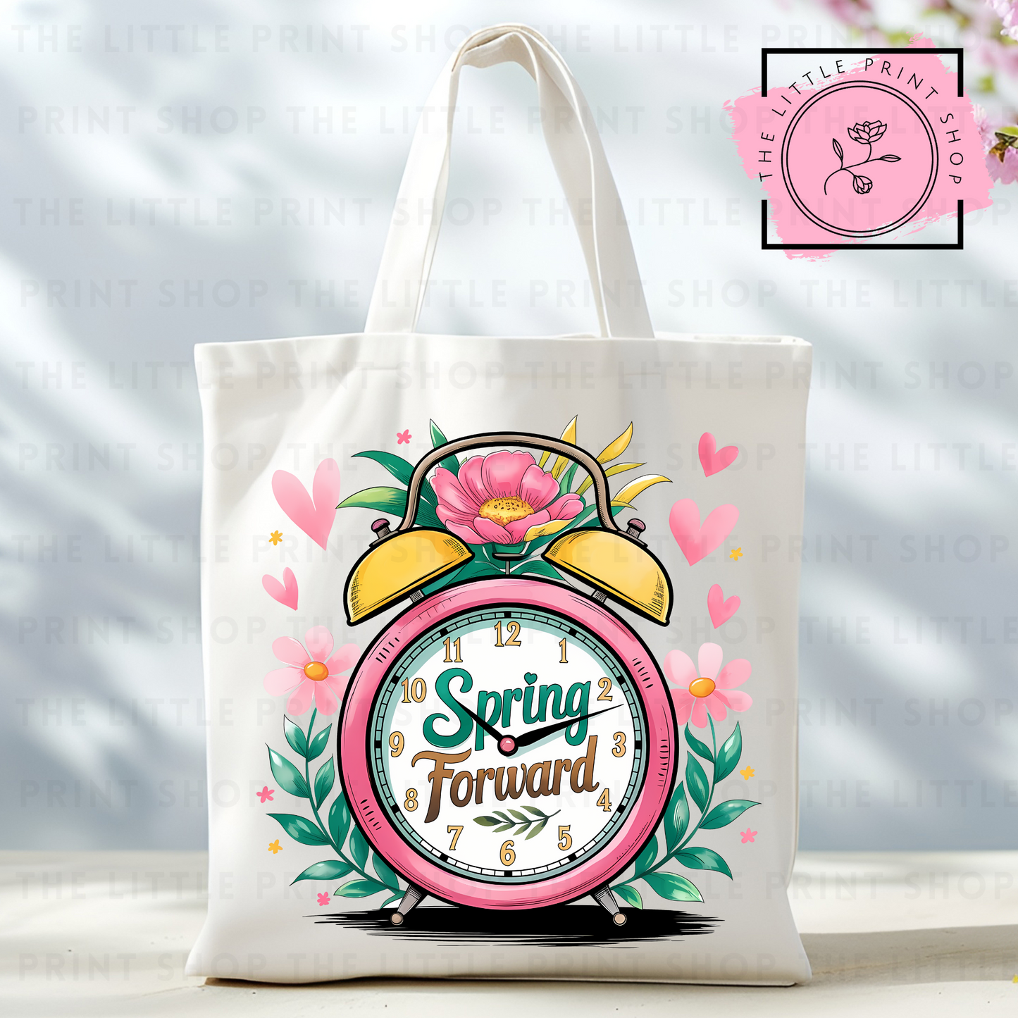 Spring Forward - Tote Bag DTF Transfer