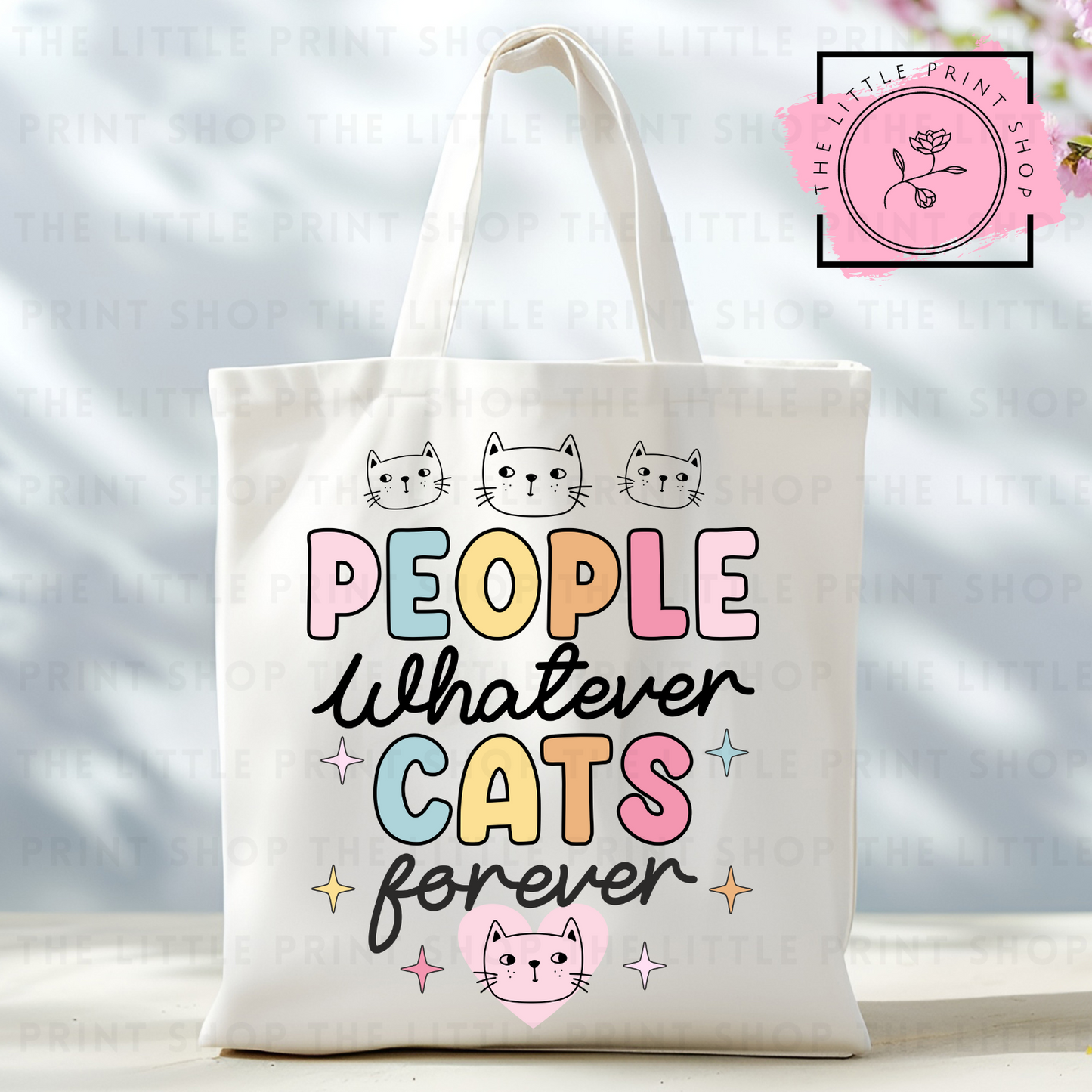 Cats Forever - Tote Bag DTF Transfer