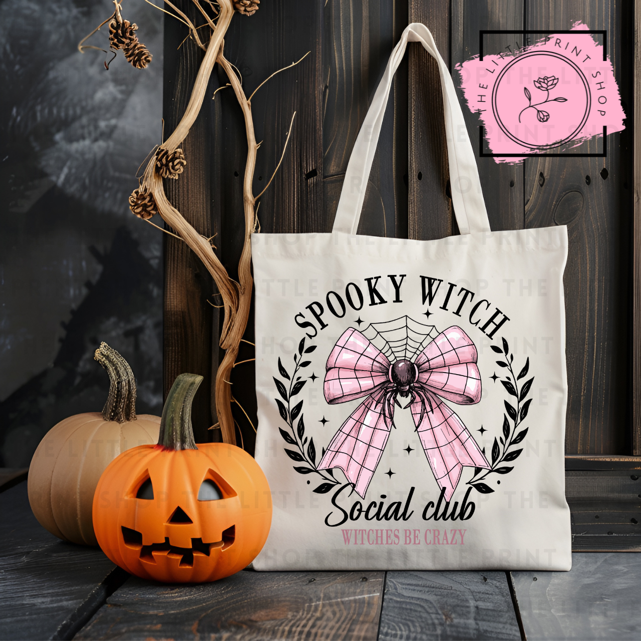 Spooky Witch - Tote Bag DTF Transfer