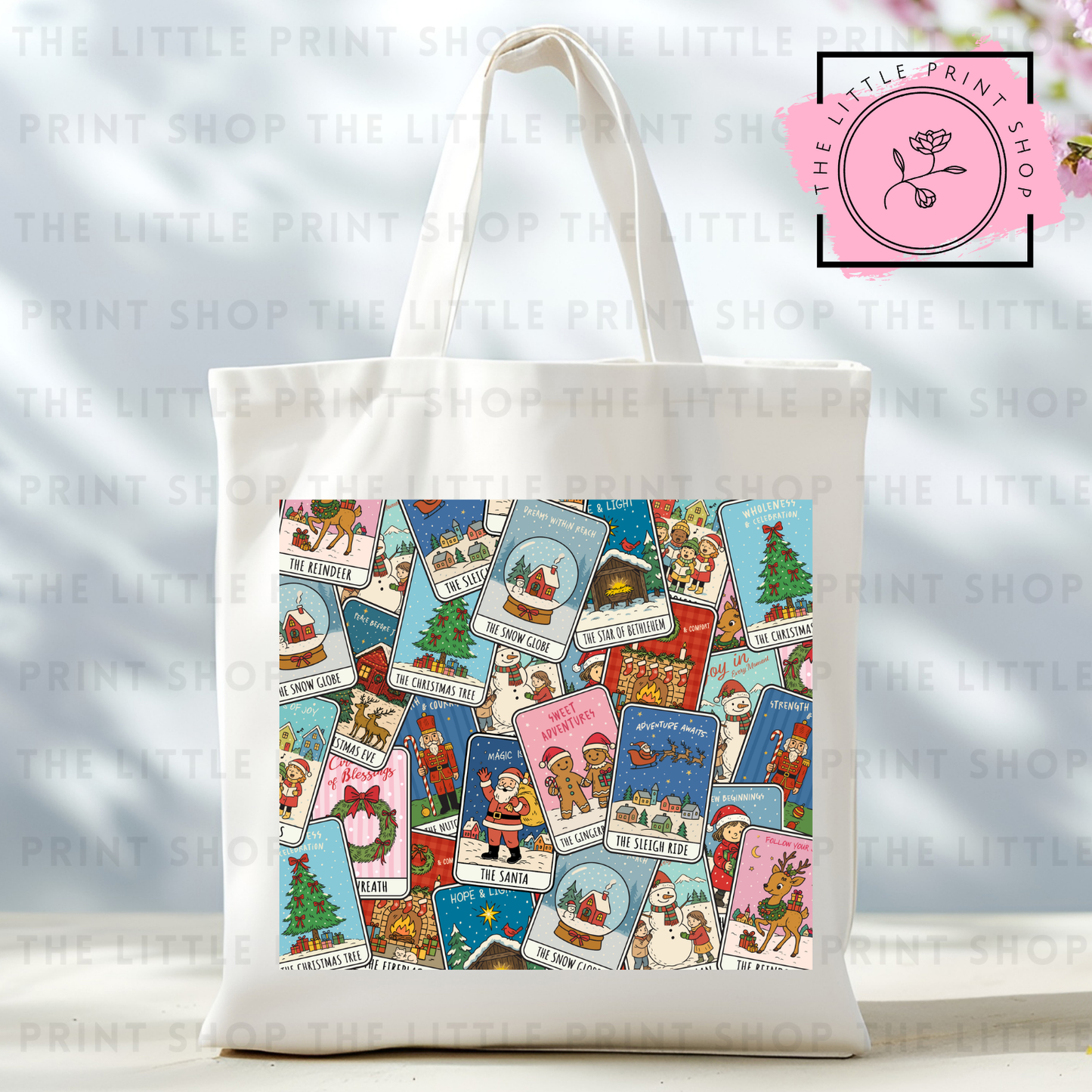 Christmas Tarots - Tote Bag DTF Transfer