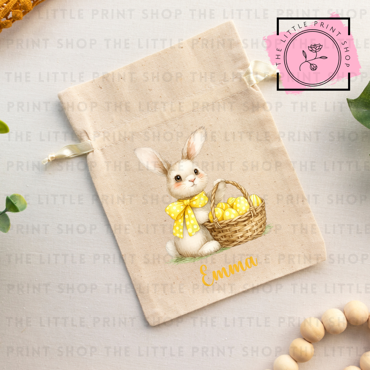 Happy Easter - Yellow - DTF Transfer