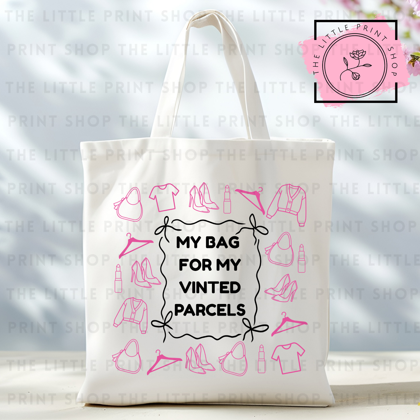 Bag Of Parcels - Tote Bag DTF Transfer