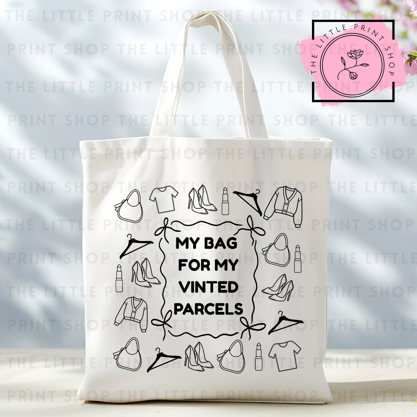 Bag Of Parcels - Tote Bag DTF Transfer