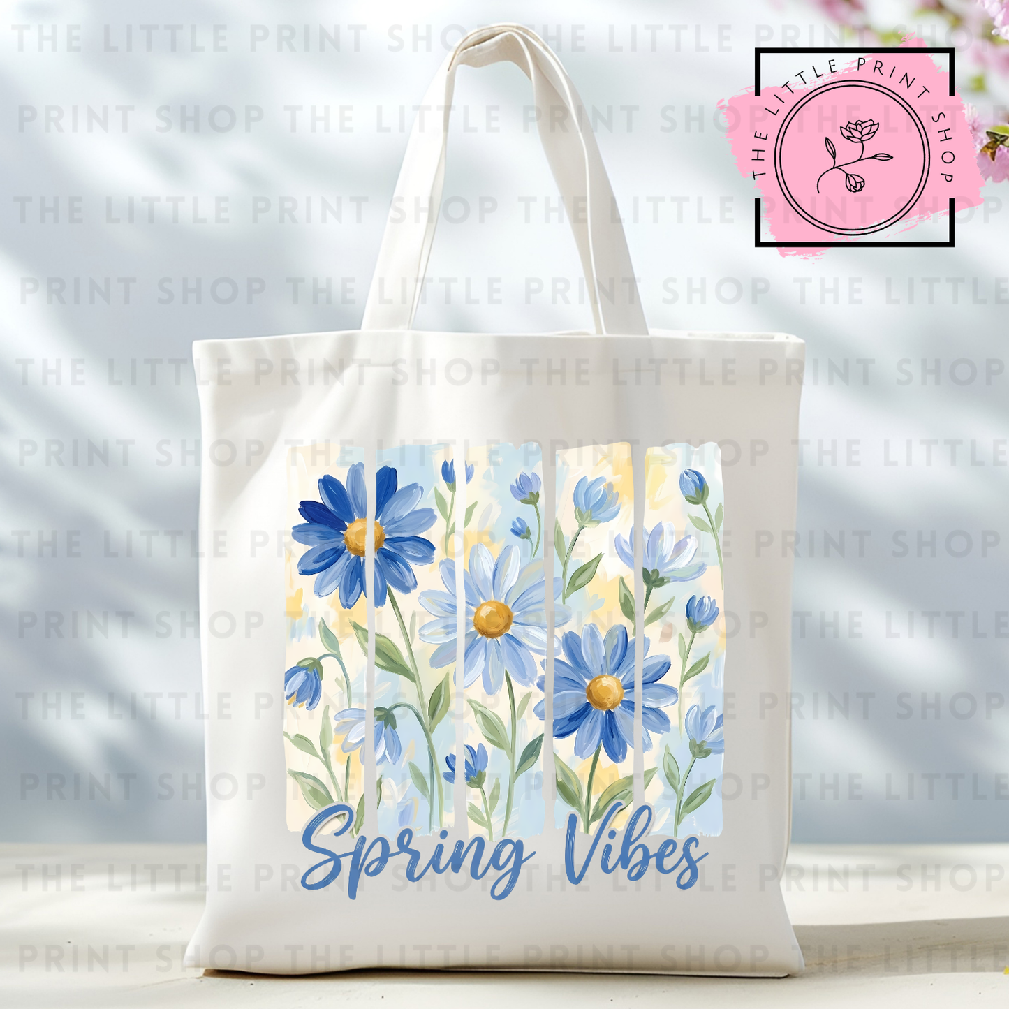 Spring Vibes - Tote Bag DTF Transfer