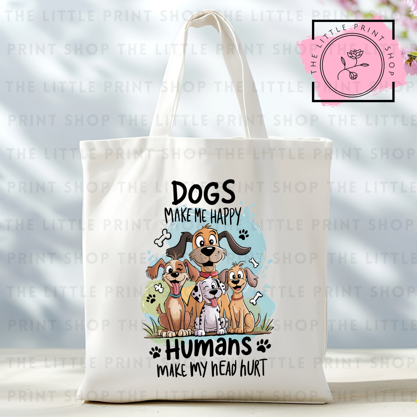 Dogs - Tote Bag DTF Transfer
