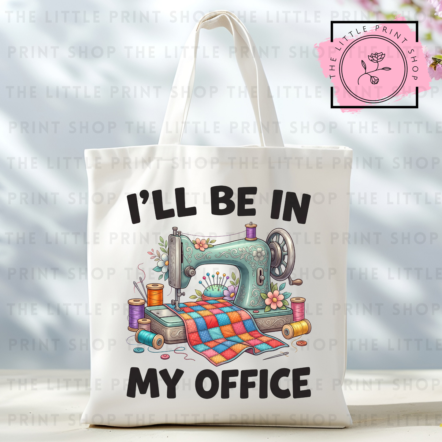 Office - Tote Bag DTF Transfer