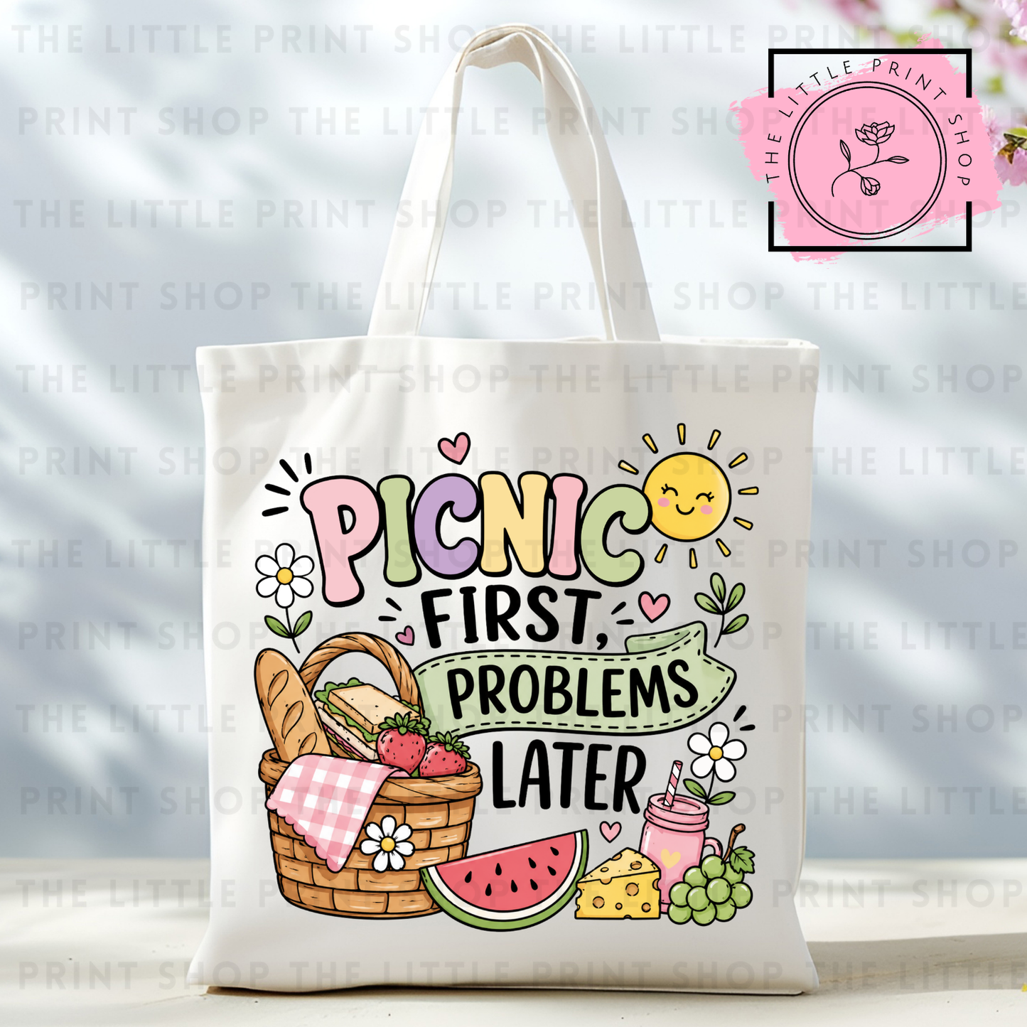 Picnic - Tote Bag DTF Transfer
