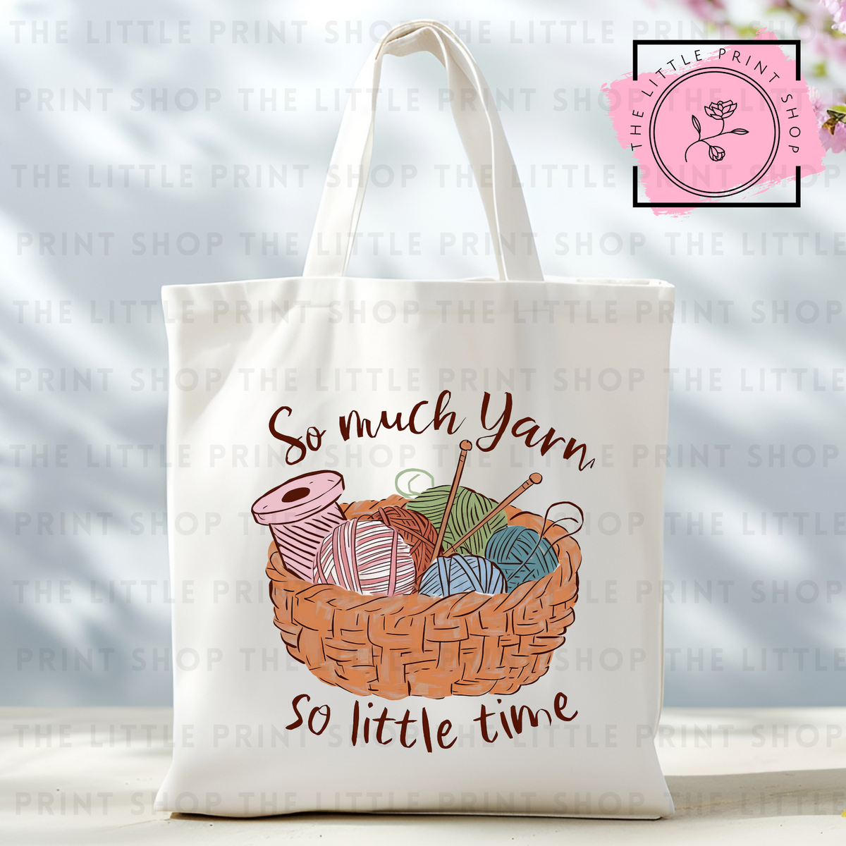 So Much Yarn - Tote Bag DTF Transfer