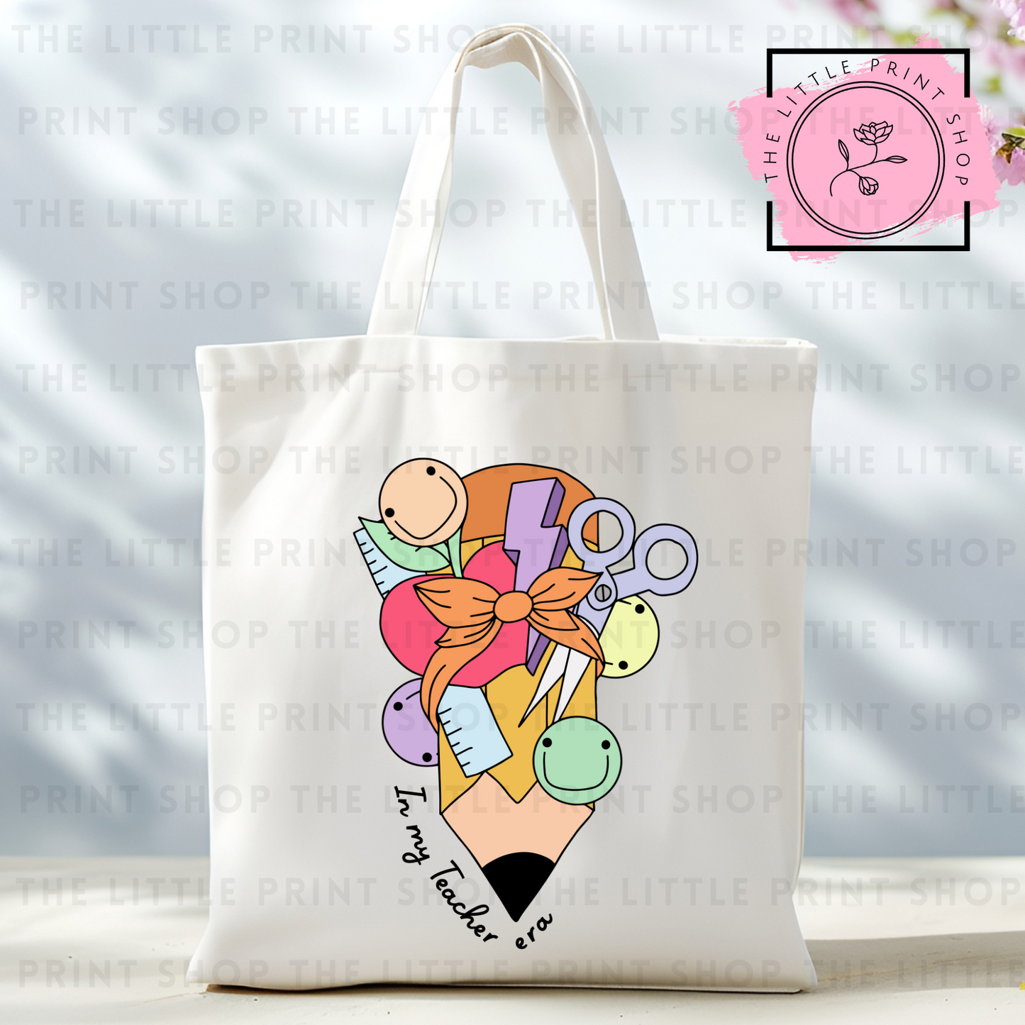 Pencil - Tote Bag DTF Transfer