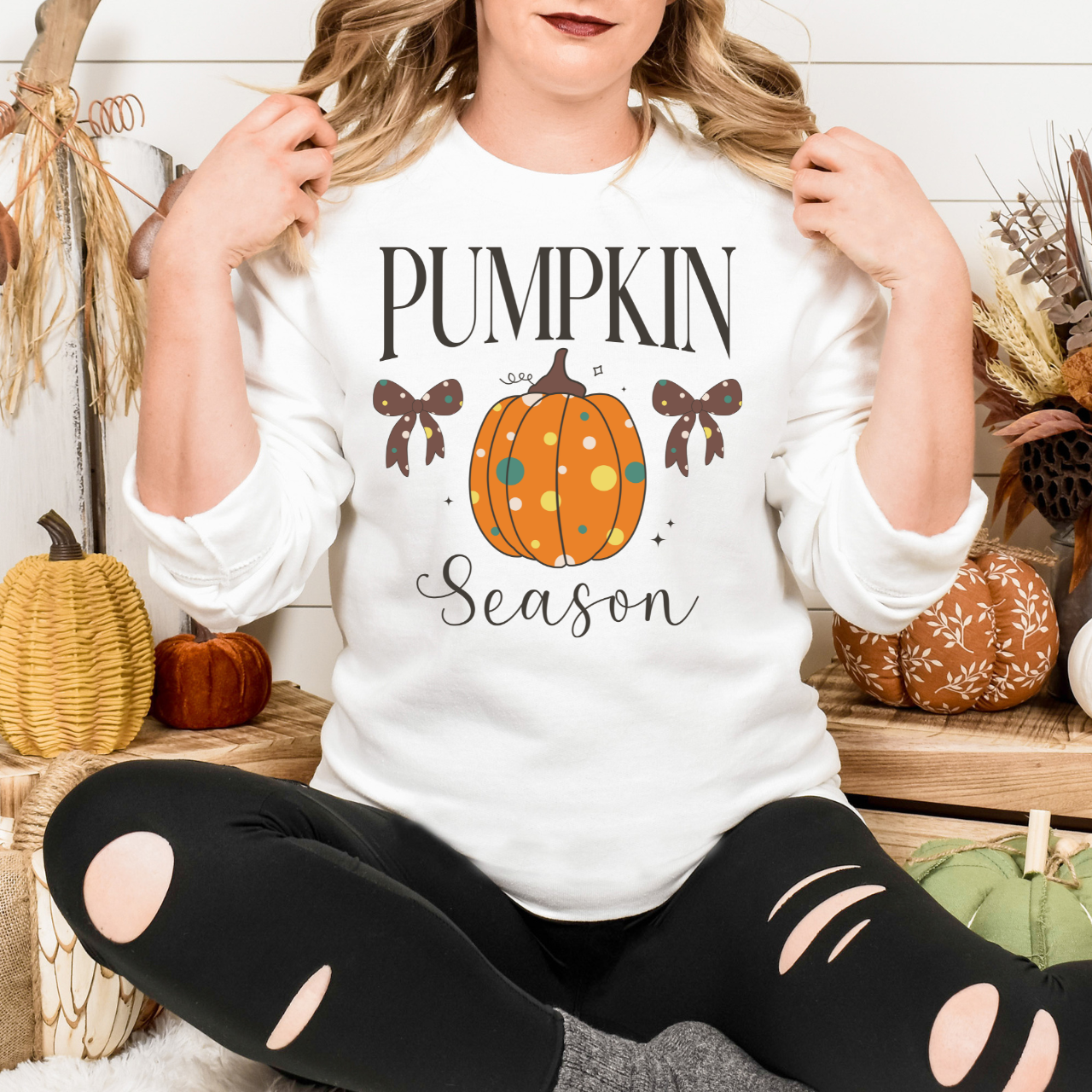 Pumpkin Season - DTF Transfer Decal
