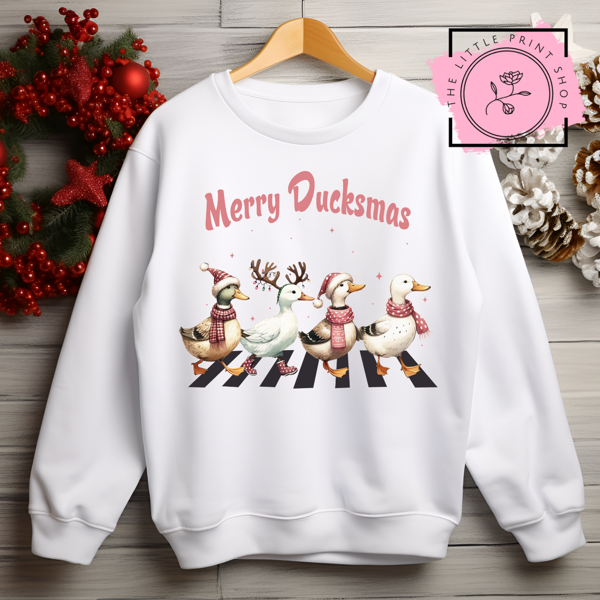 Merry Ducksmas - DTF Transfer Decal
