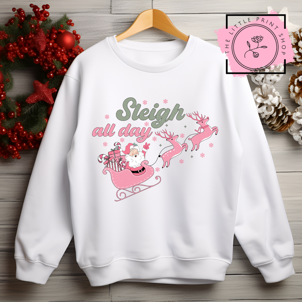 Sleigh - DTF Transfer Decal