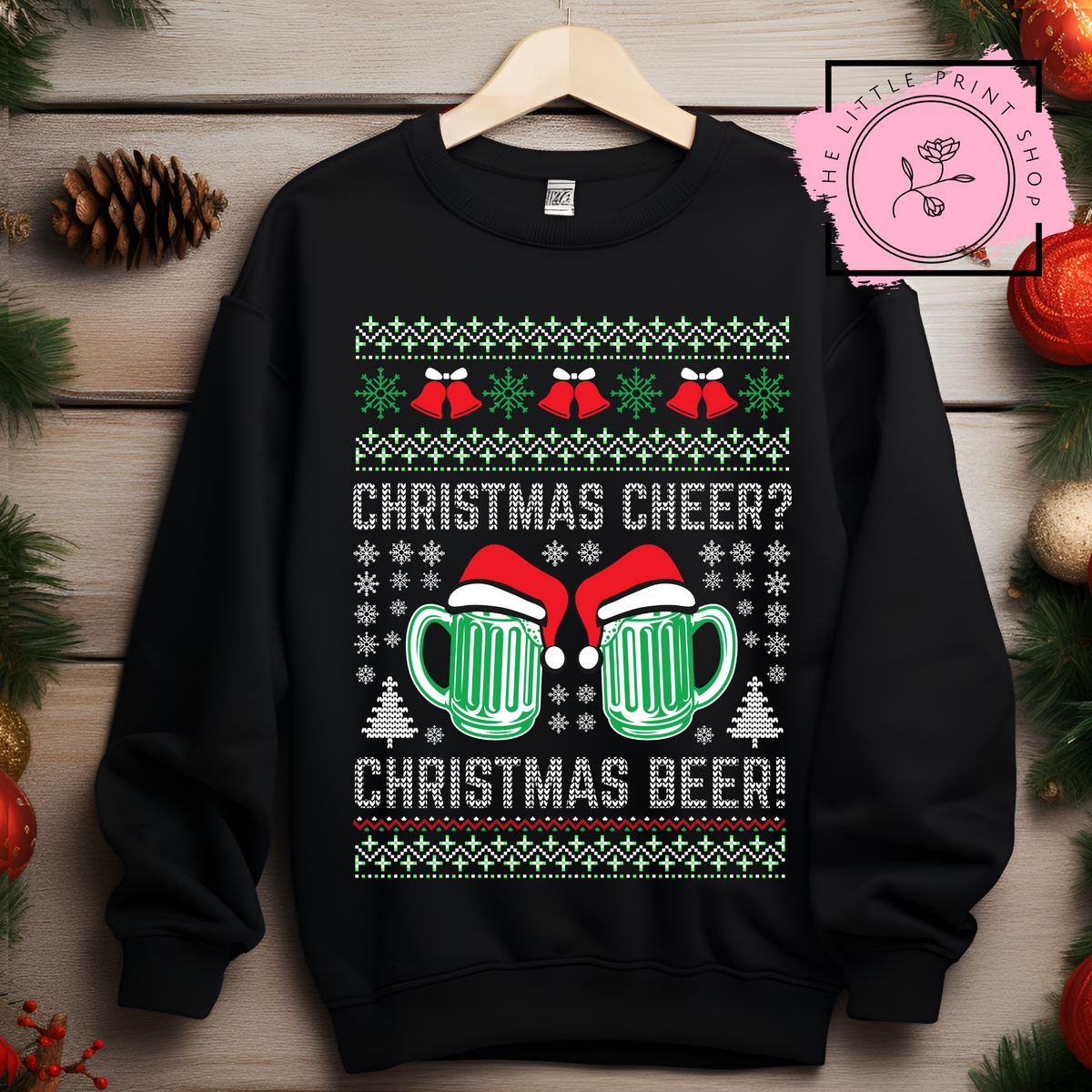 Christmas Beer - DTF Transfer Decal