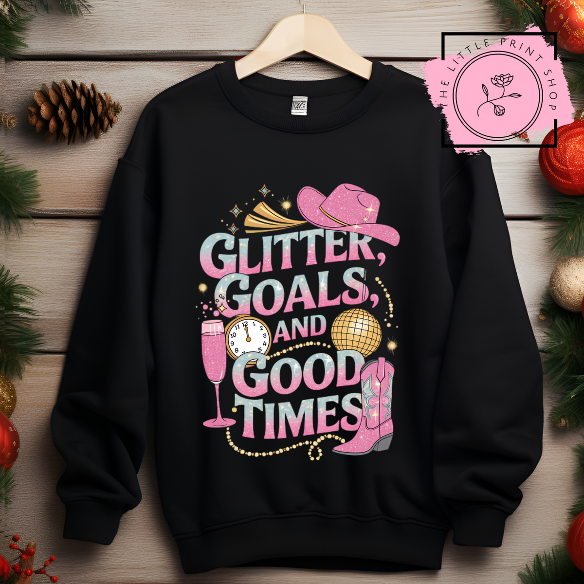Glitter Goals - DTF Transfer Decal
