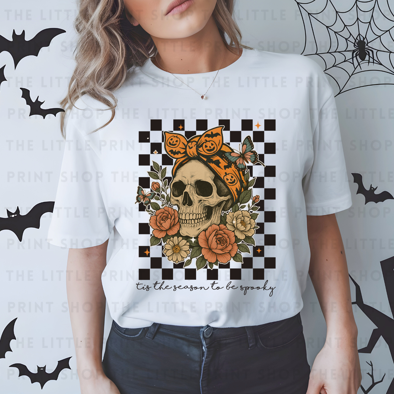 Autumn Skulls - DTF Transfer Decal