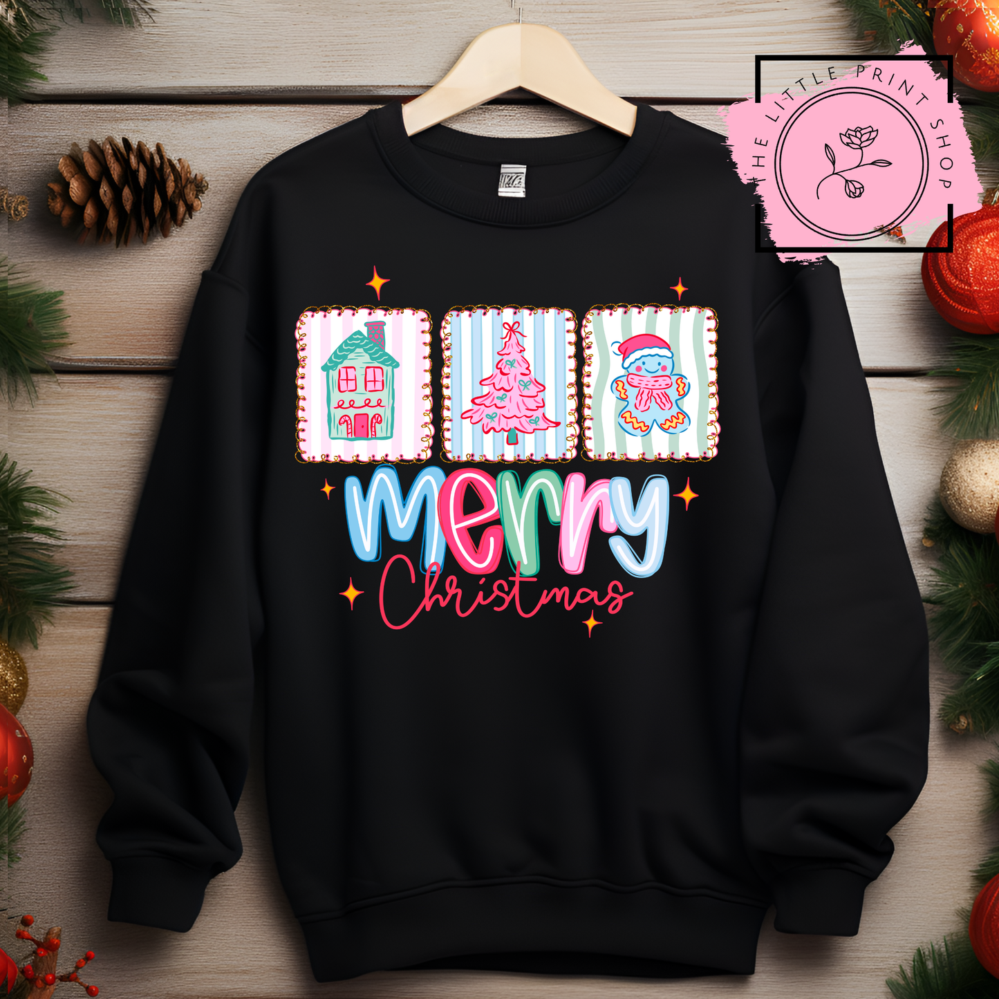Merry Christmas - DTF Transfer Decal