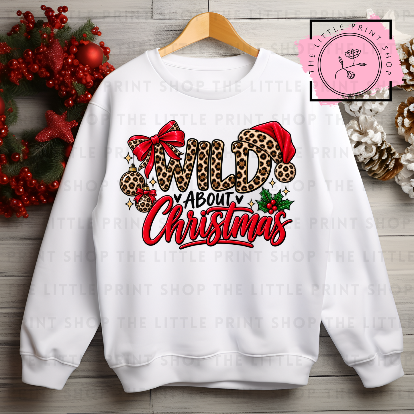 Wild About Christmas - DTF Transfer Decal