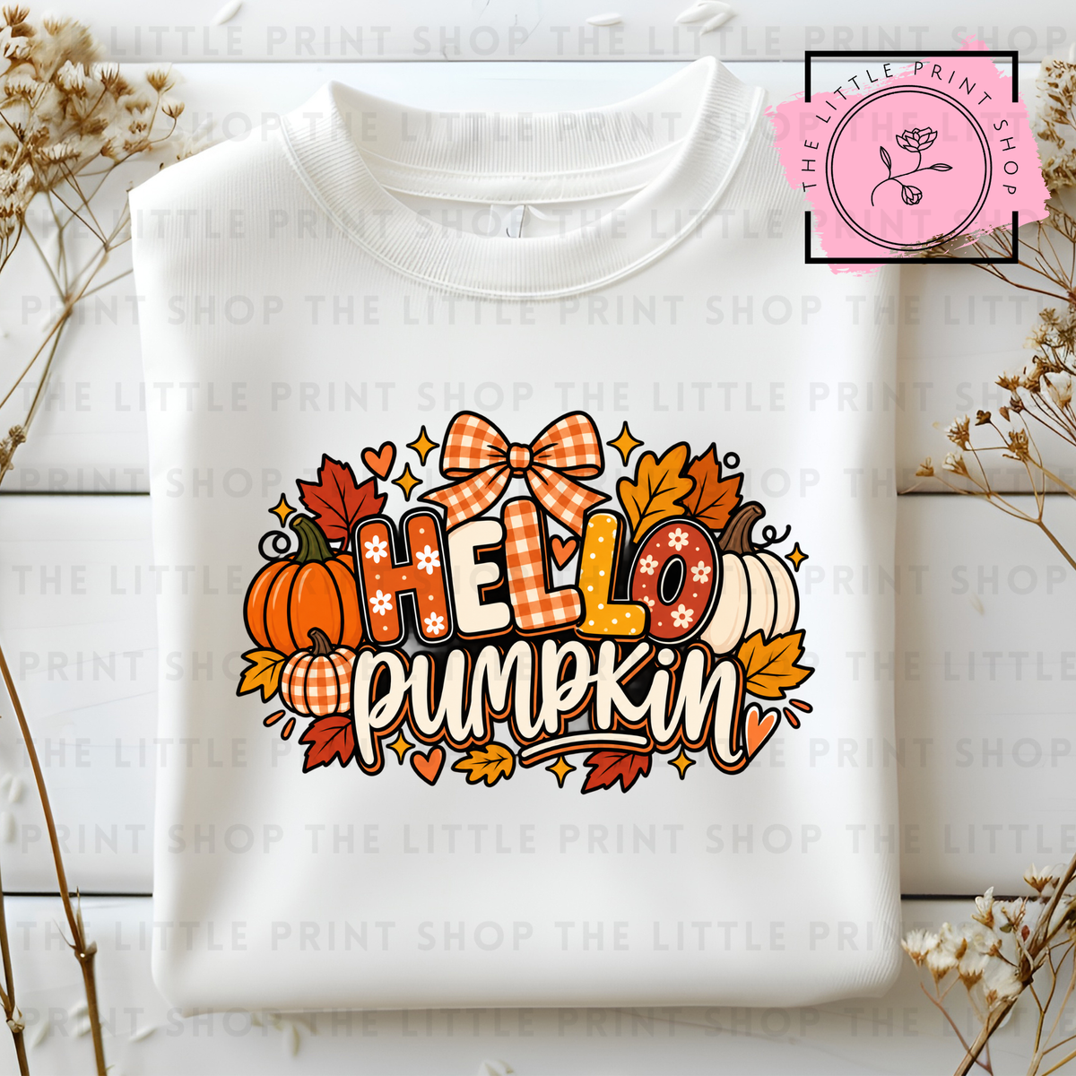 Hello Pumpkin - DTF Transfer Decal