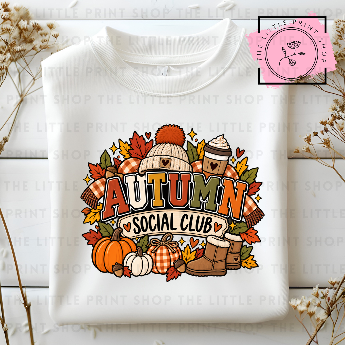 Autumn Social Club - DTF Transfer Decal