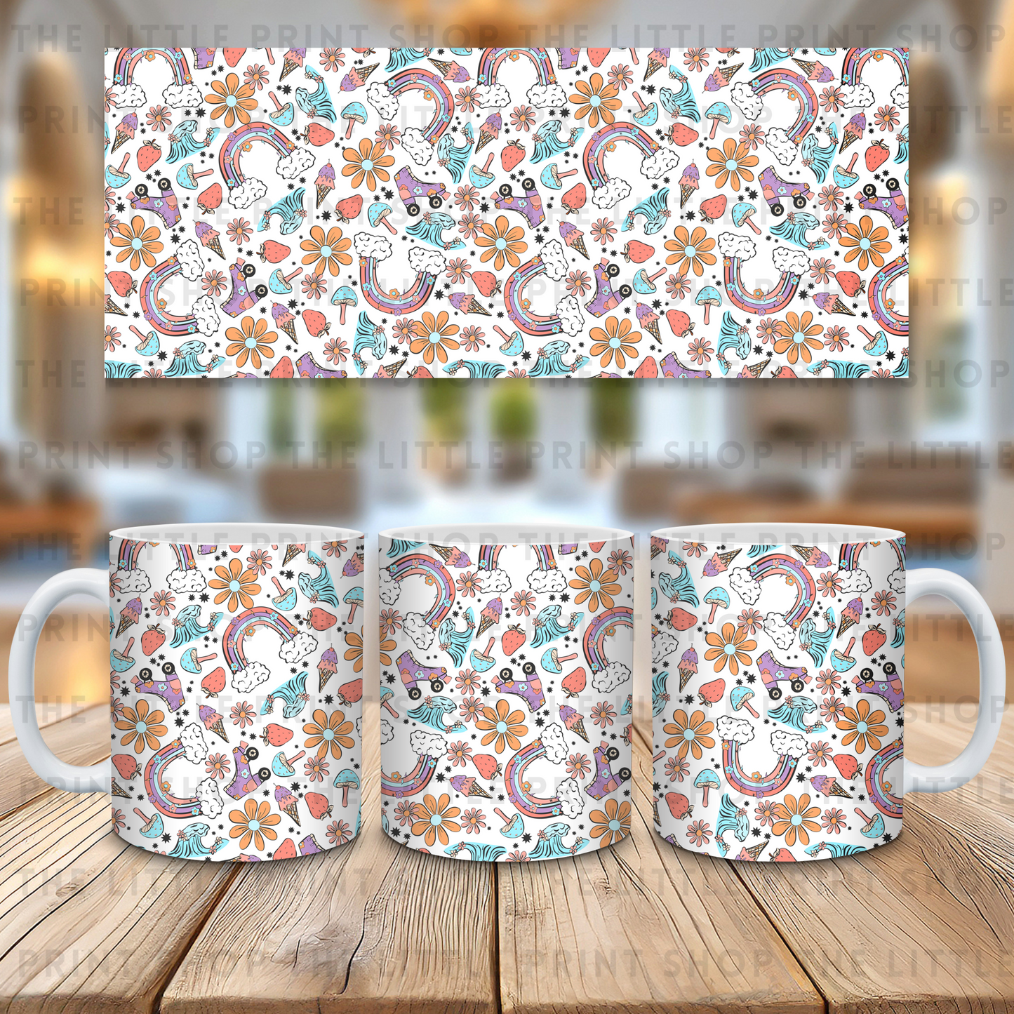 Roller Skates - 11oz Sublimation Wrap
