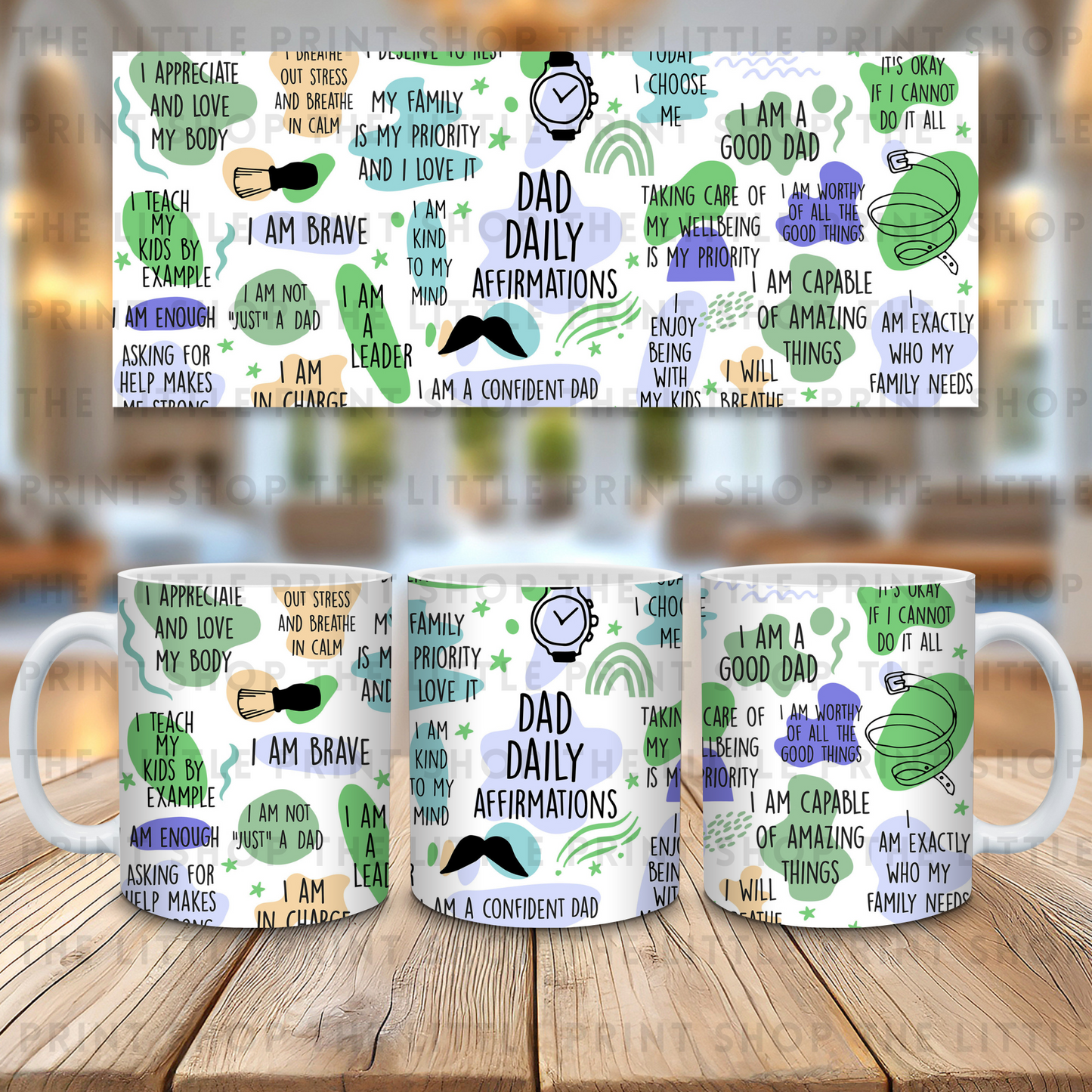 Dad Daily - 11oz Sublimation Wrap