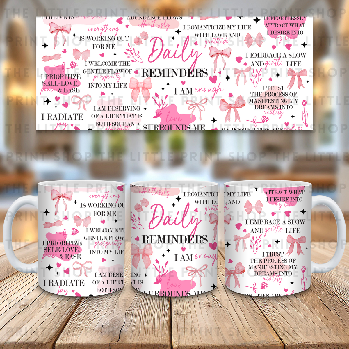 Daily Reminders - 11oz Sublimation Wrap
