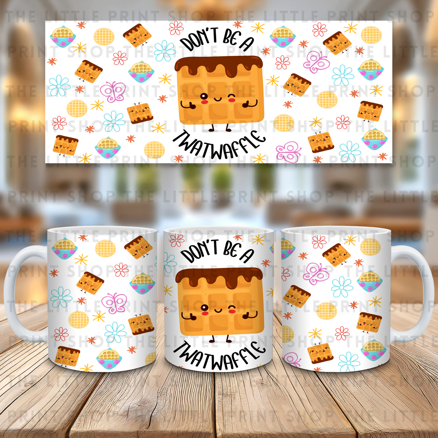 Waffle - 11oz Sublimation Wrap