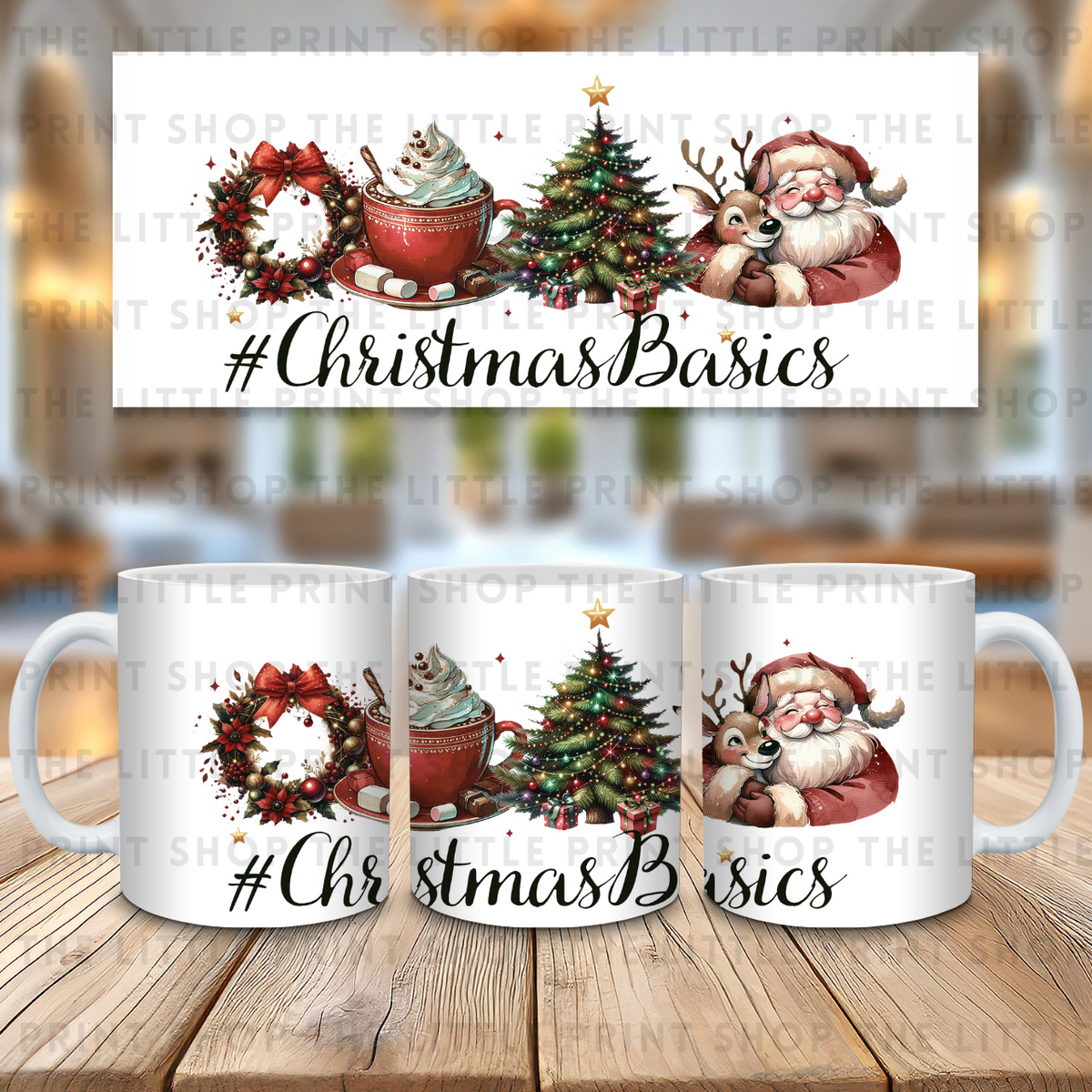 Christmas Basics - 11oz Sublimation Wrap
