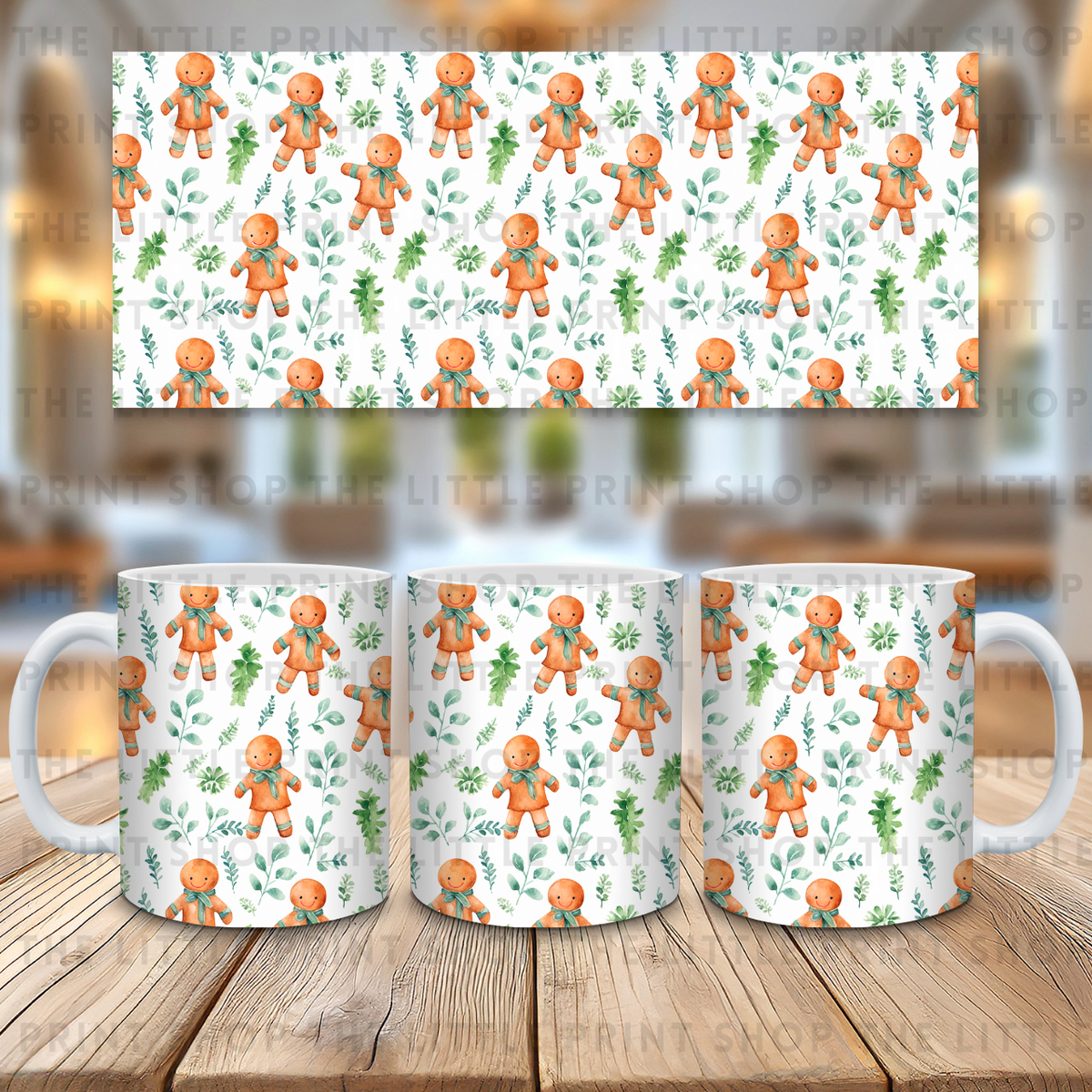 Christmas Gingerbreads - 11oz Sublimation Wrap
