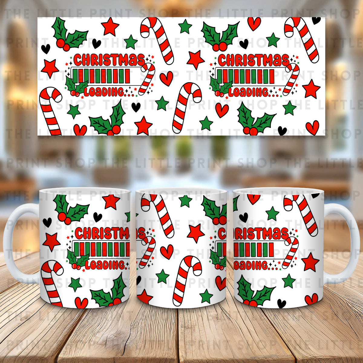 Christmas Loading - 11oz Sublimation Wrap