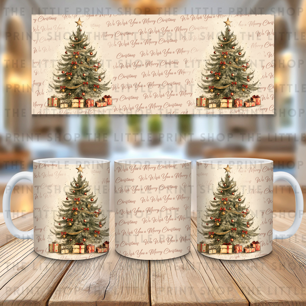Christmas Tree - 11oz Sublimation Wrap