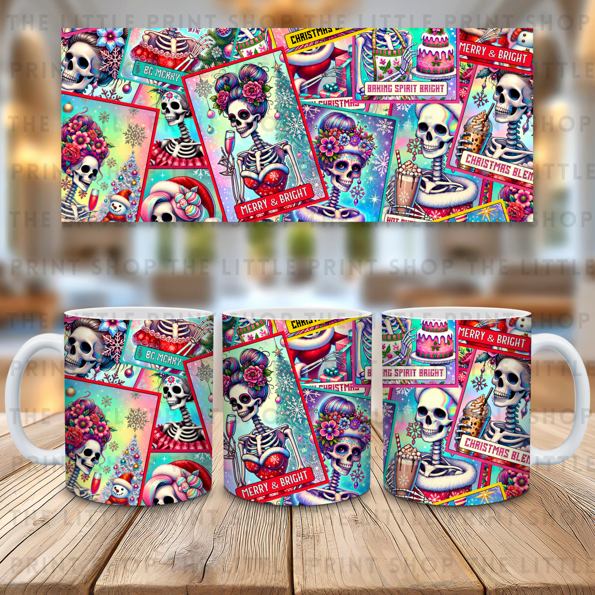 Christmas Tarot - 11oz Sublimation Wrap