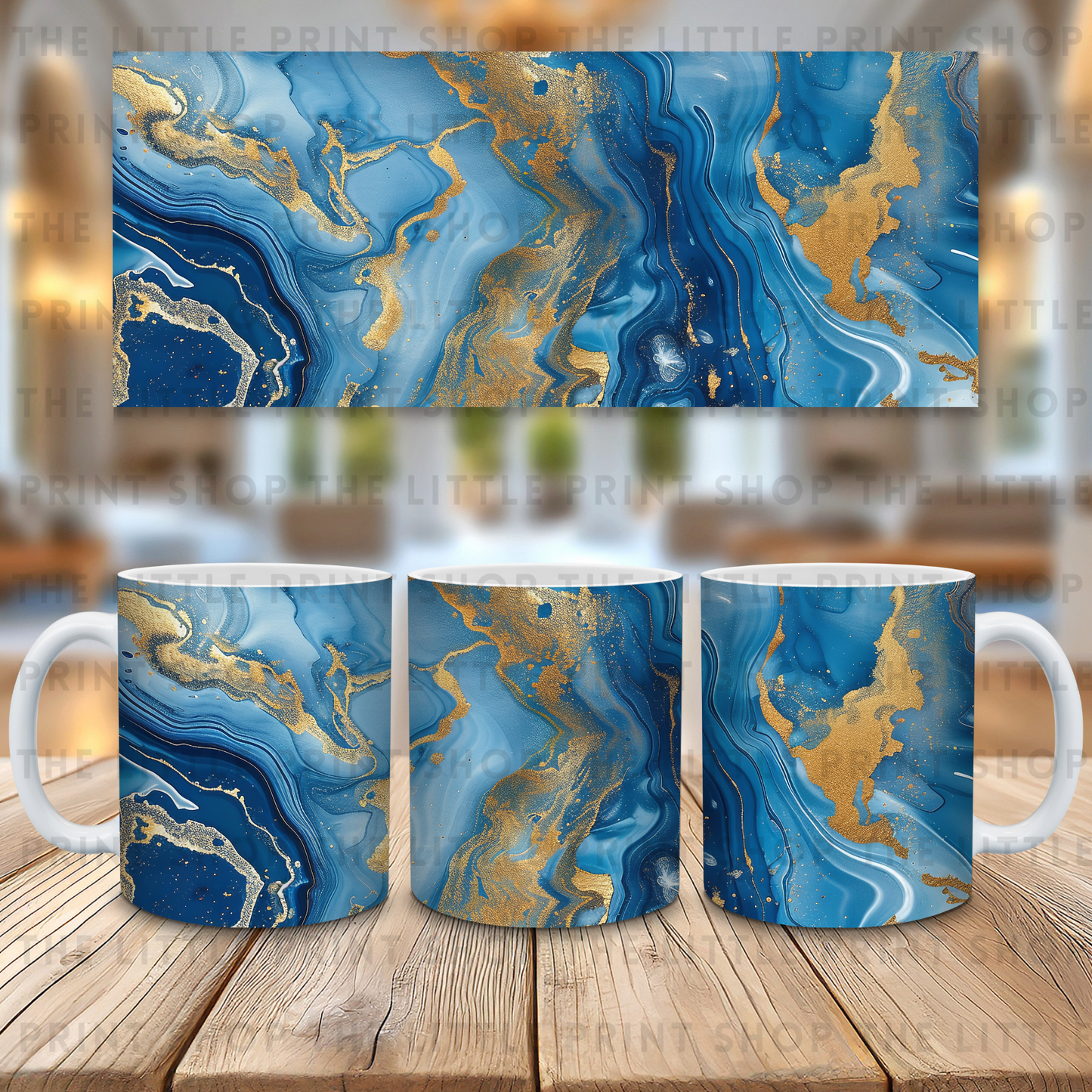 Blue Marble - 11oz Sublimation Wrap