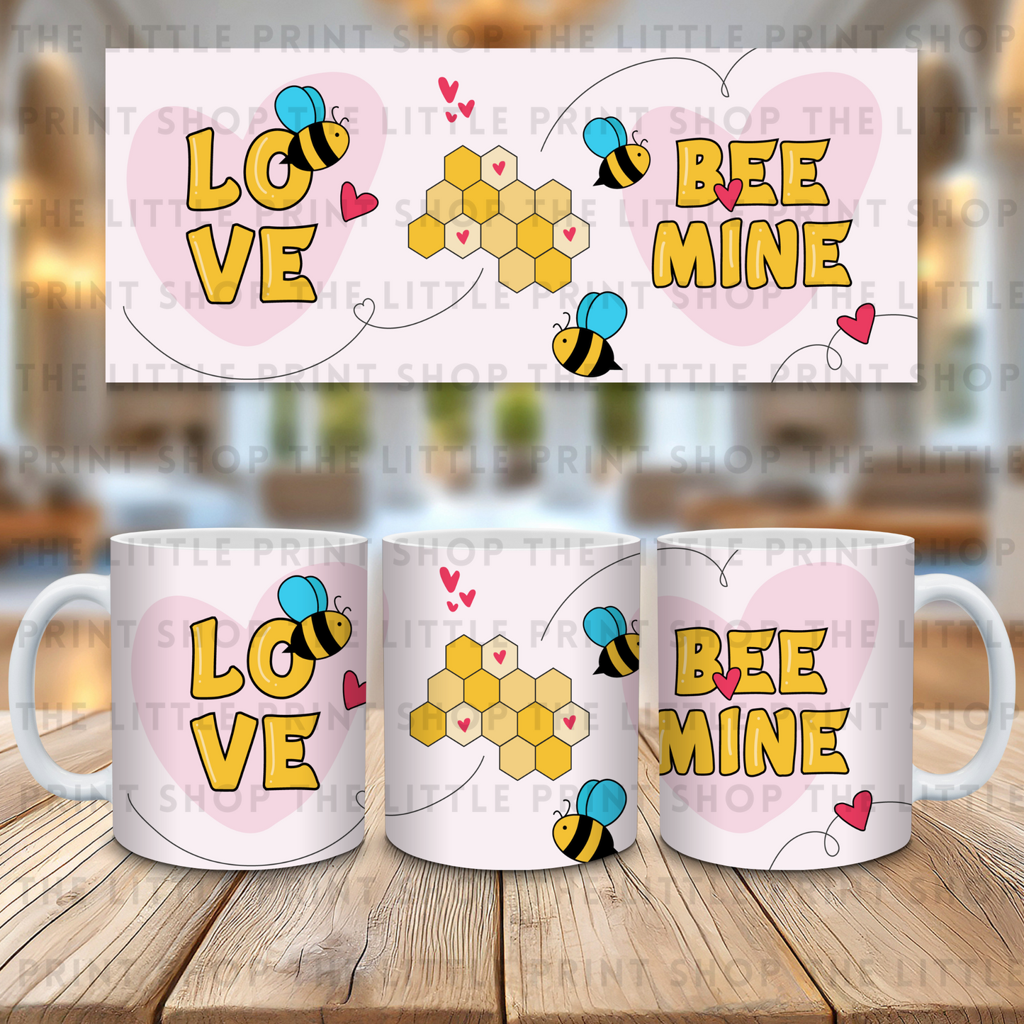 Bee Mine - 11oz Sublimation Wrap
