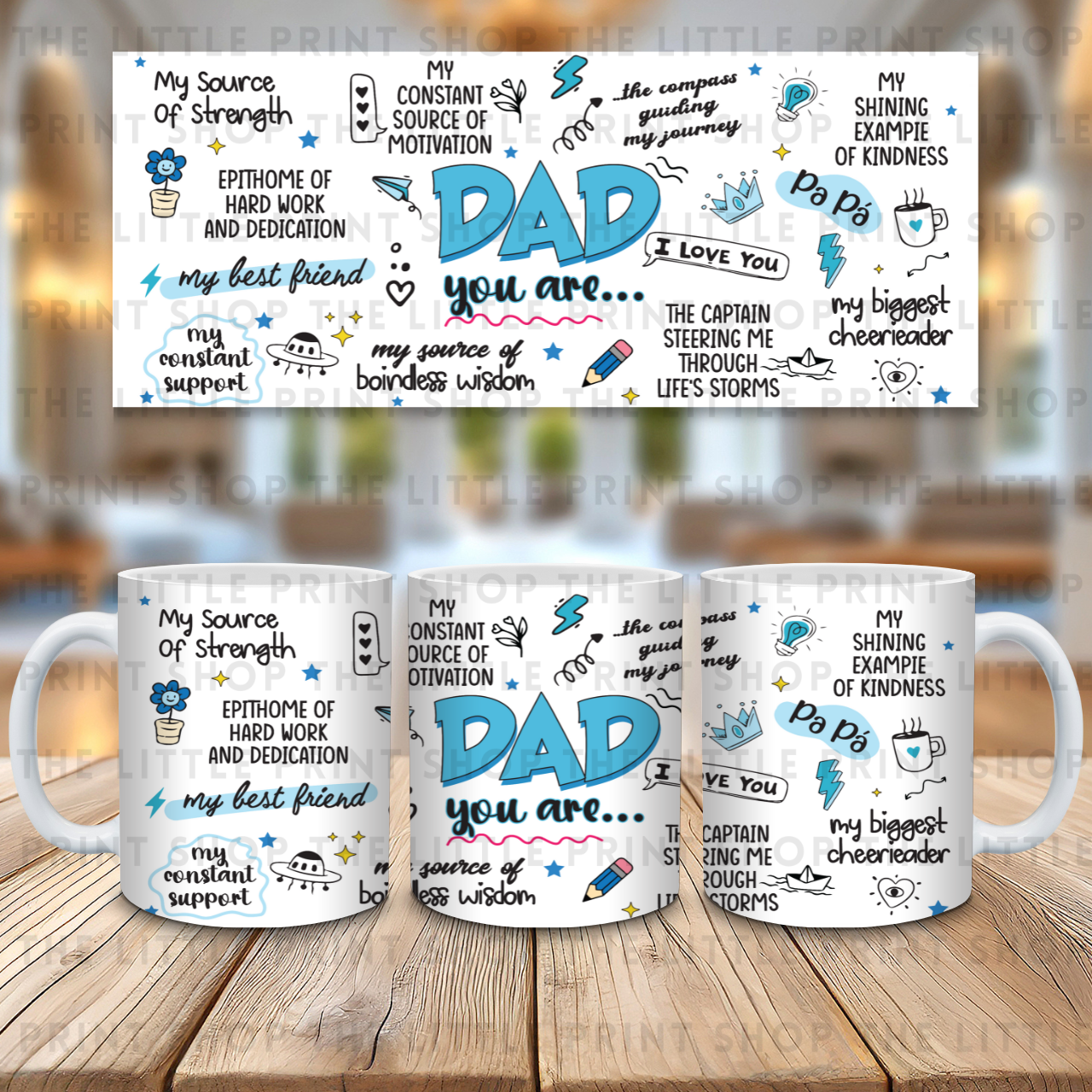 Dad You Are - 11oz Sublimation Wrap