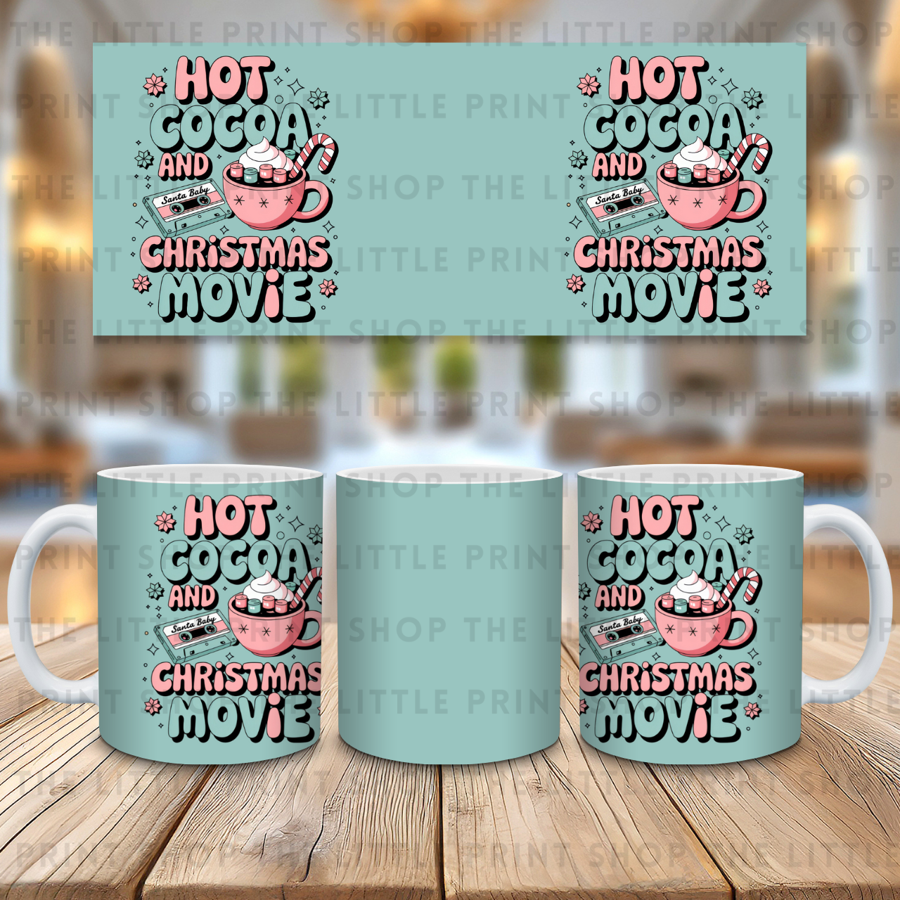 Hot Cocoa - 11oz Sublimation Wrap