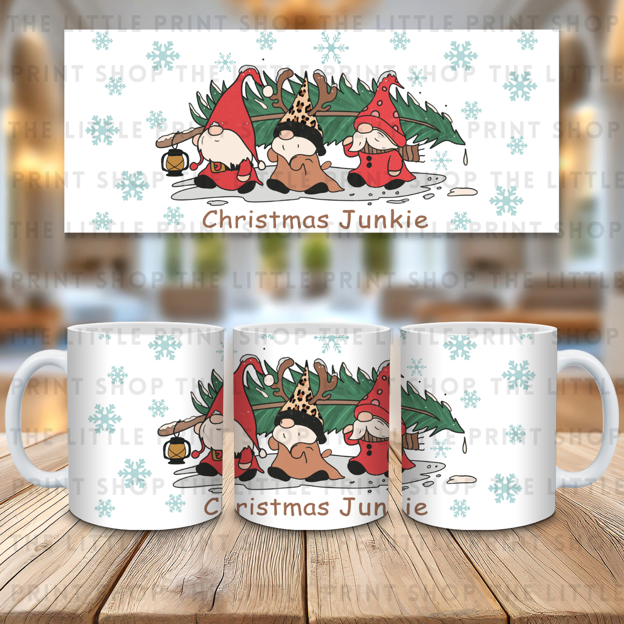Christmas Junkie - 11oz Sublimation Wrap