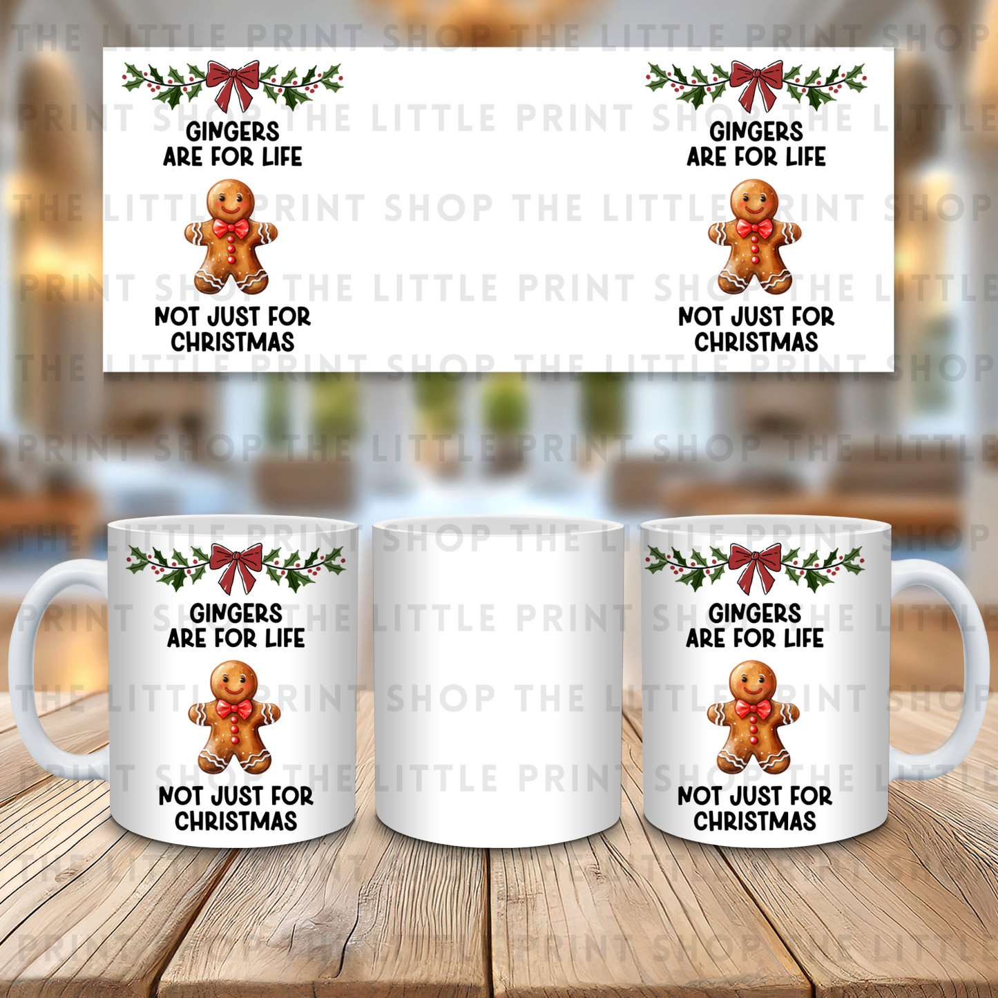 Gingers For Life - 11oz Sublimation Wrap