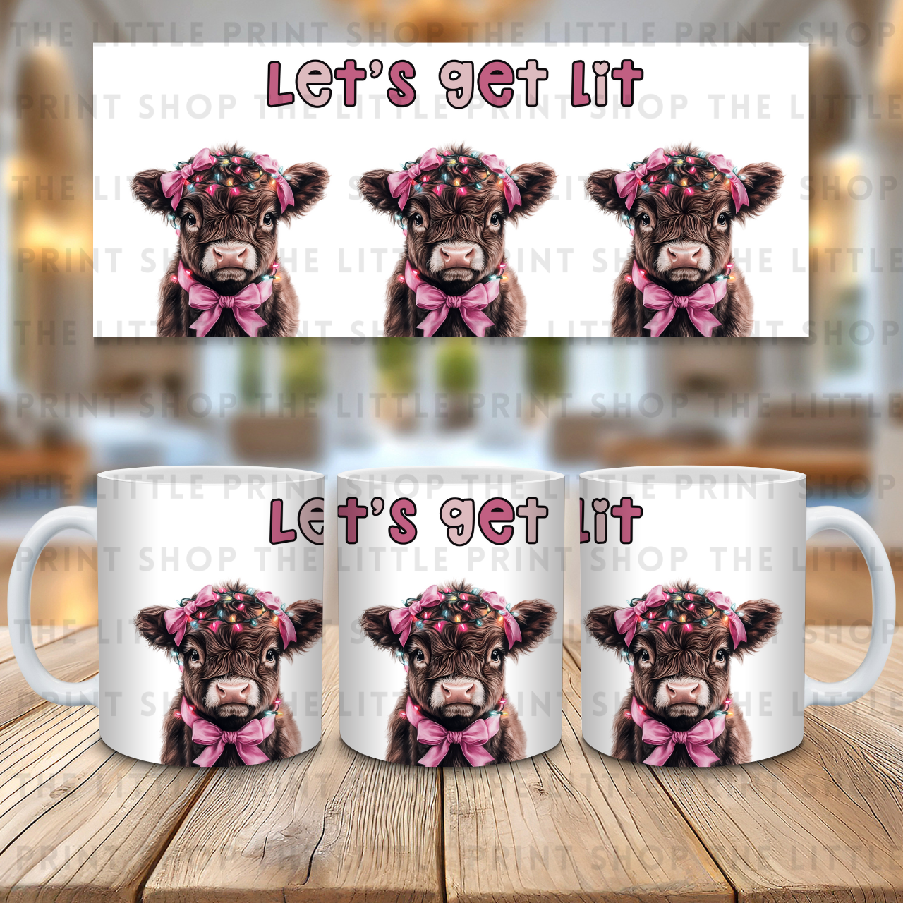 Let's Get Lit - 11oz Sublimation Wrap