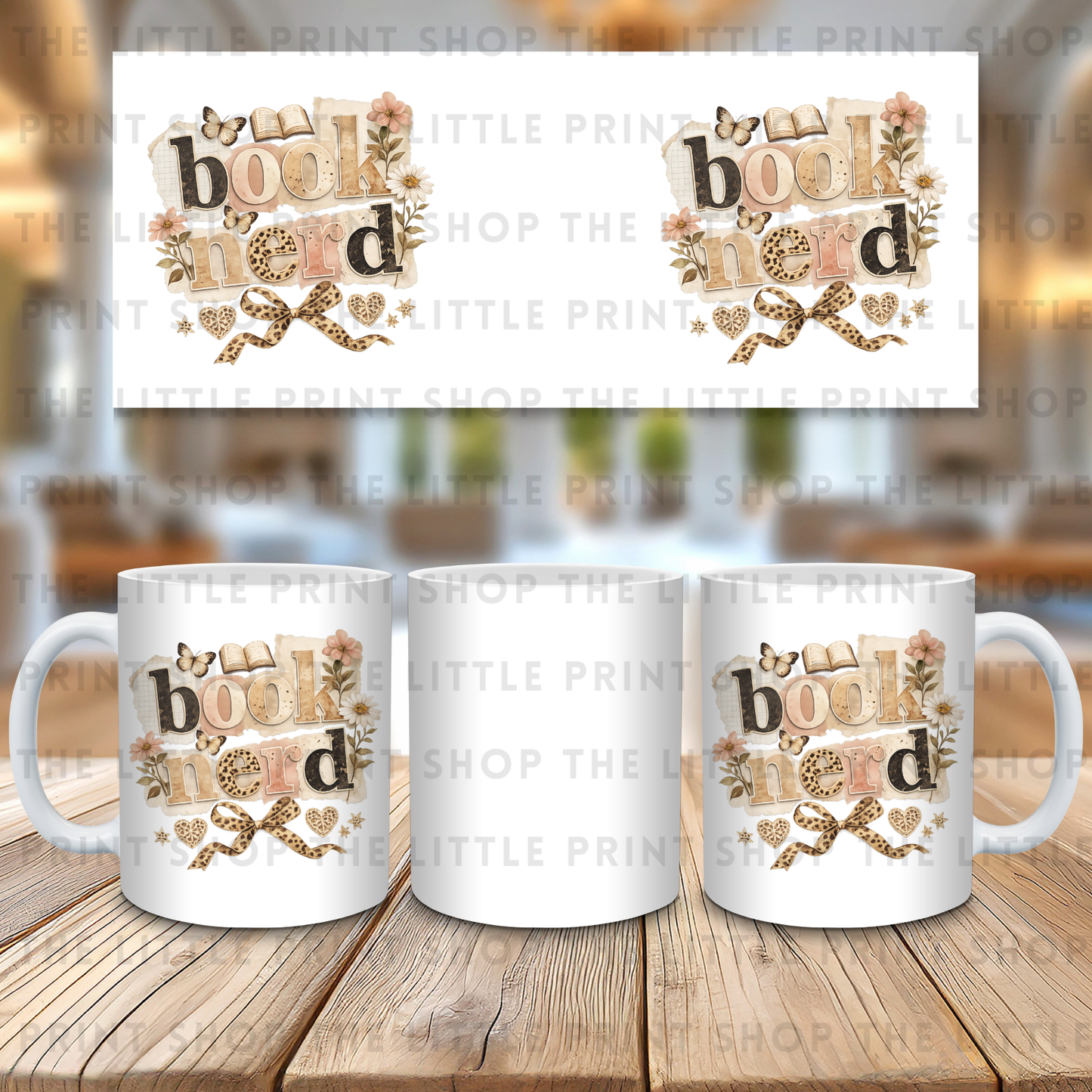 Book Nerd - 11oz Sublimation Wrap