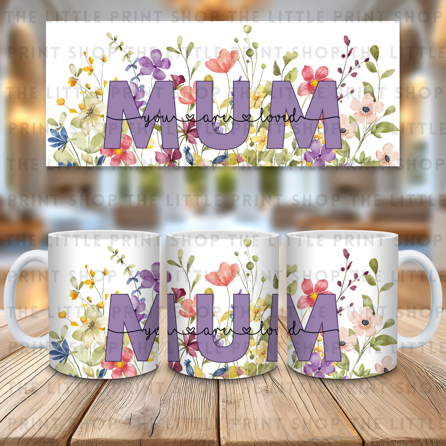 Mum - You Are Loved - 11oz Digital File