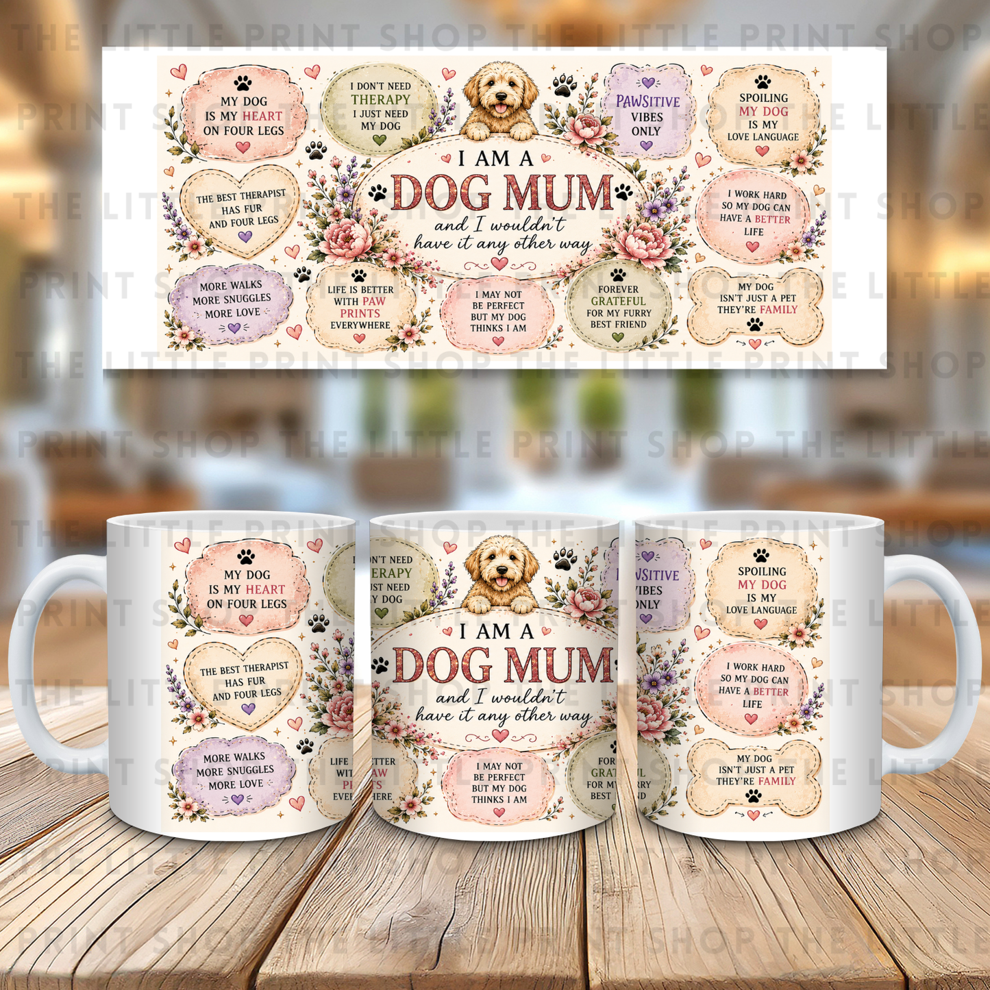 Dog Mum - 11oz Sublimation Wrap