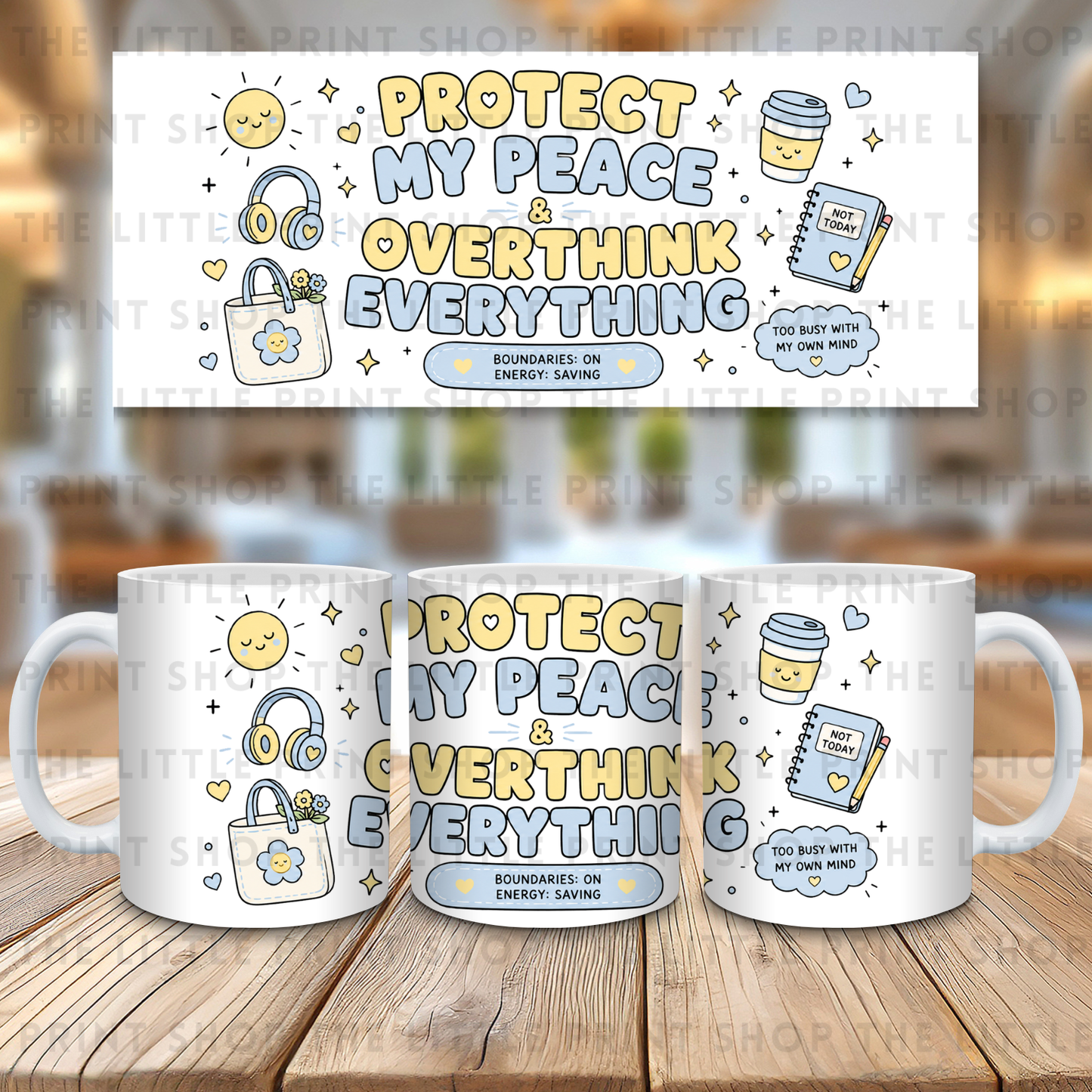 Overthink - 11oz Sublimation Wrap