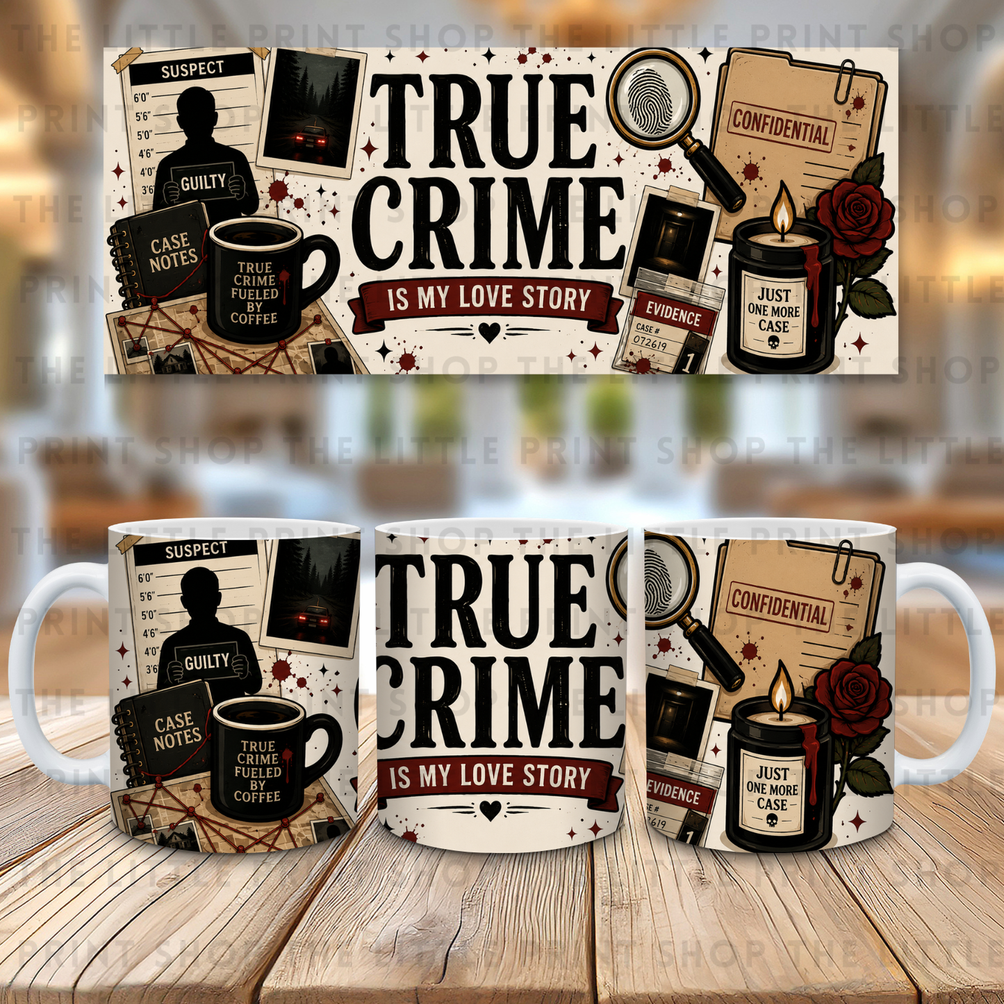 True Crime - 11oz Sublimation Wrap