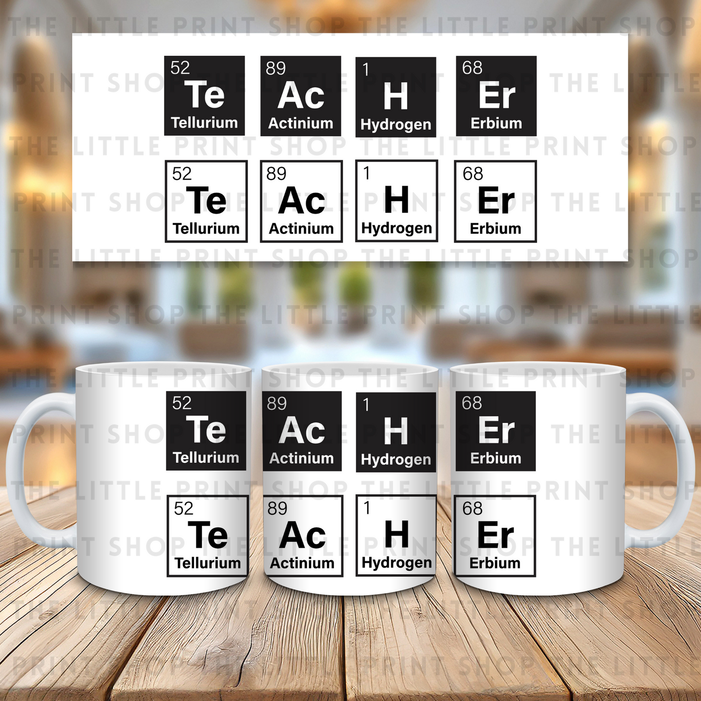 Teacher Elements - 11oz Sublimation Wrap