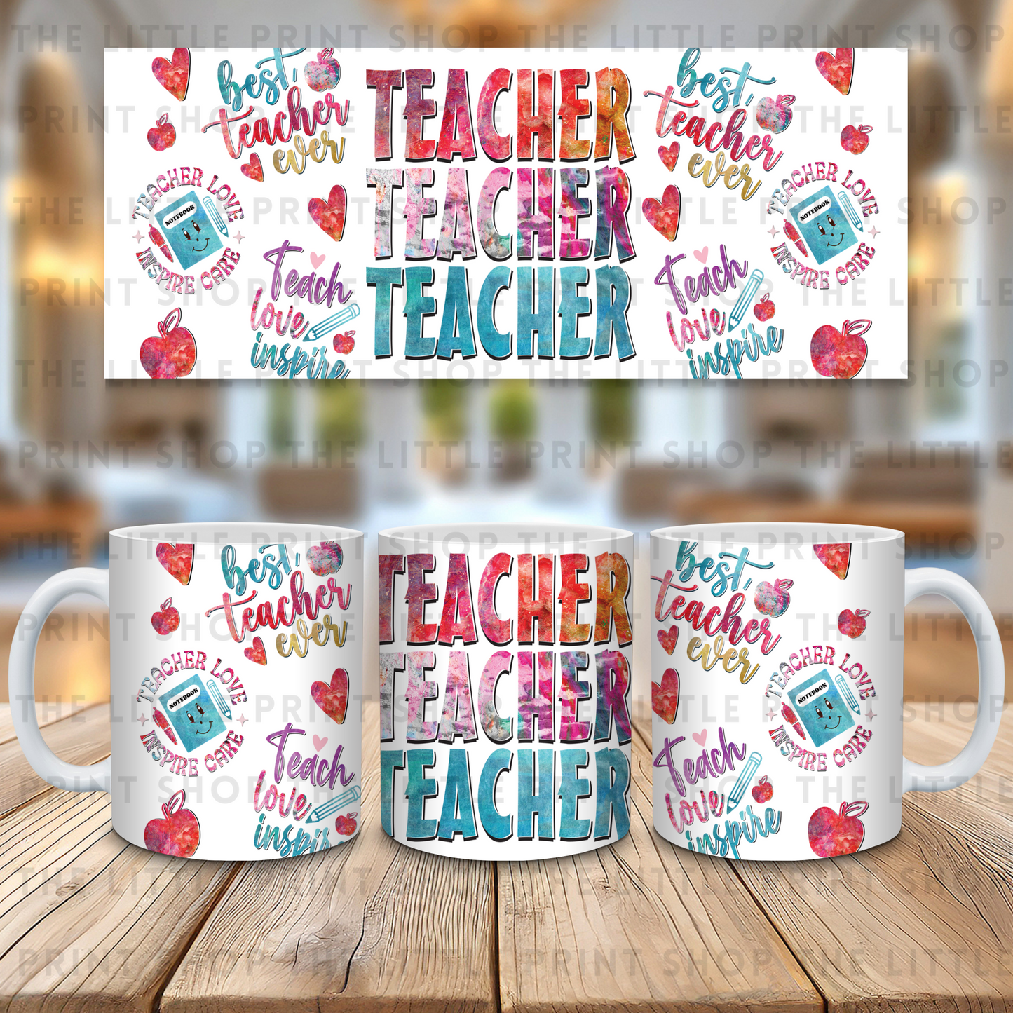 TEACHER - 11oz Sublimation Wrap